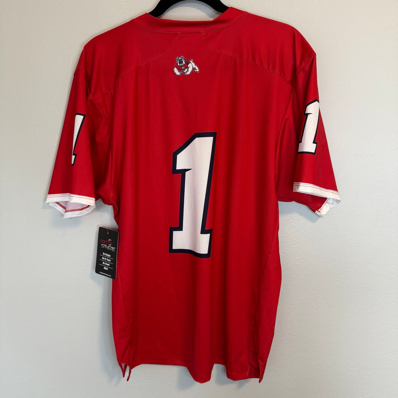 NCAA Fresno State Bulldogs NCAA Prosphere Jersey Men’s Size M NWT Size US M / EU 48-50 / 2 - 2 Thumbnail