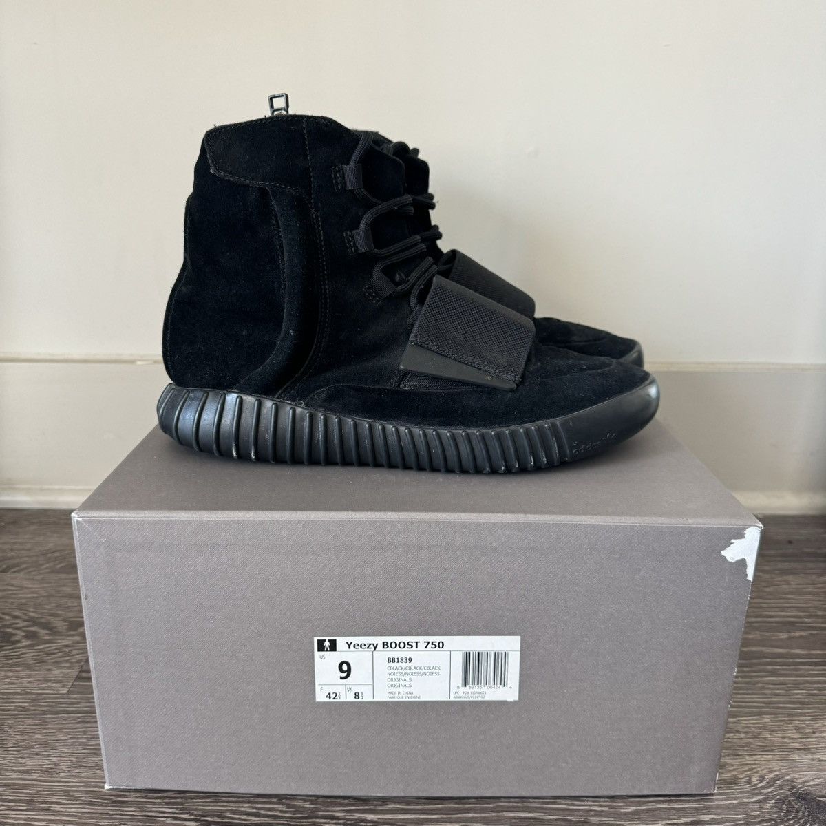 Adidas Adidas Yeezy boost 750 triple black | Grailed