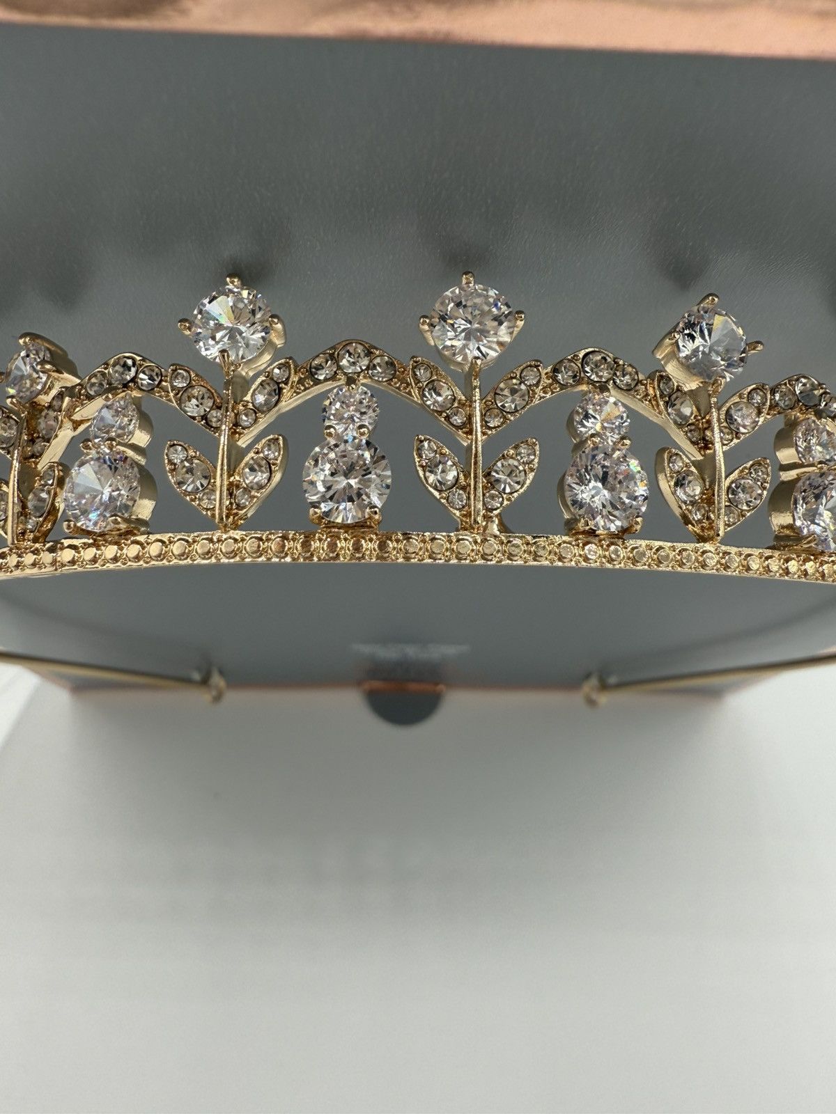 Other Believe by Brilliance Gold Plated Tiara Crown Cubic Zirconia Size ONE SIZE - 7 Thumbnail