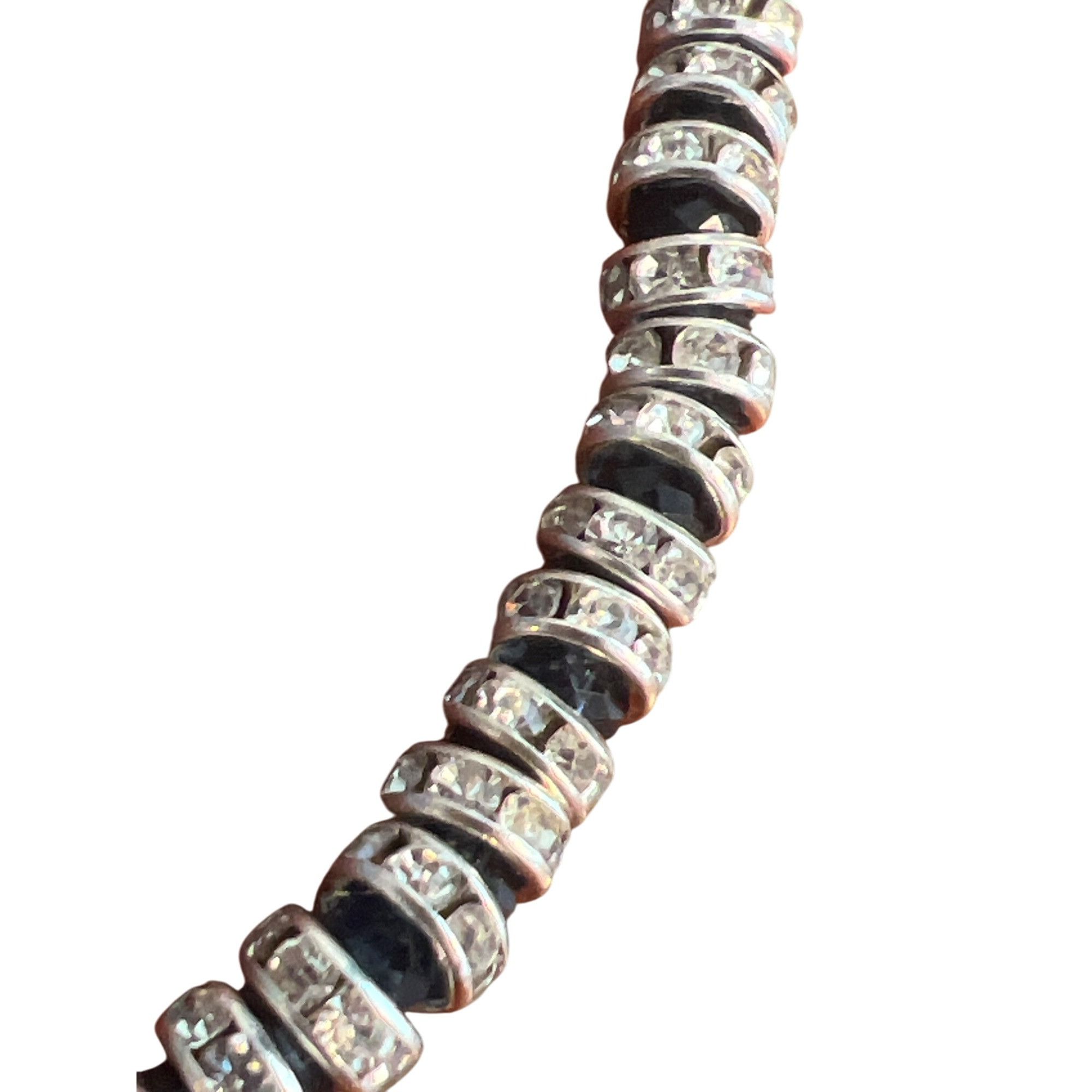 Other Auburn Tigers Crystal Bead Stretch Necklace Logo Pendant Sil Size ONE SIZE - 3 Thumbnail