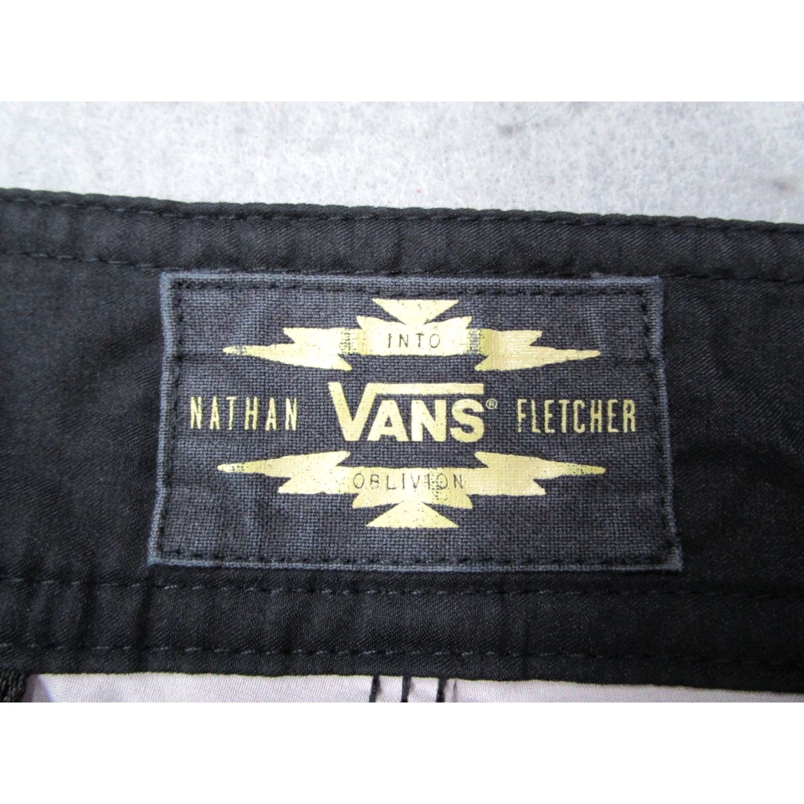 Vans VANS Board Shorts Mens 30 Gray Nathan Fletcher 10" Swim Trunks Surf Aztec Logo Size US 30 / EU 46 - 2 Thumbnail