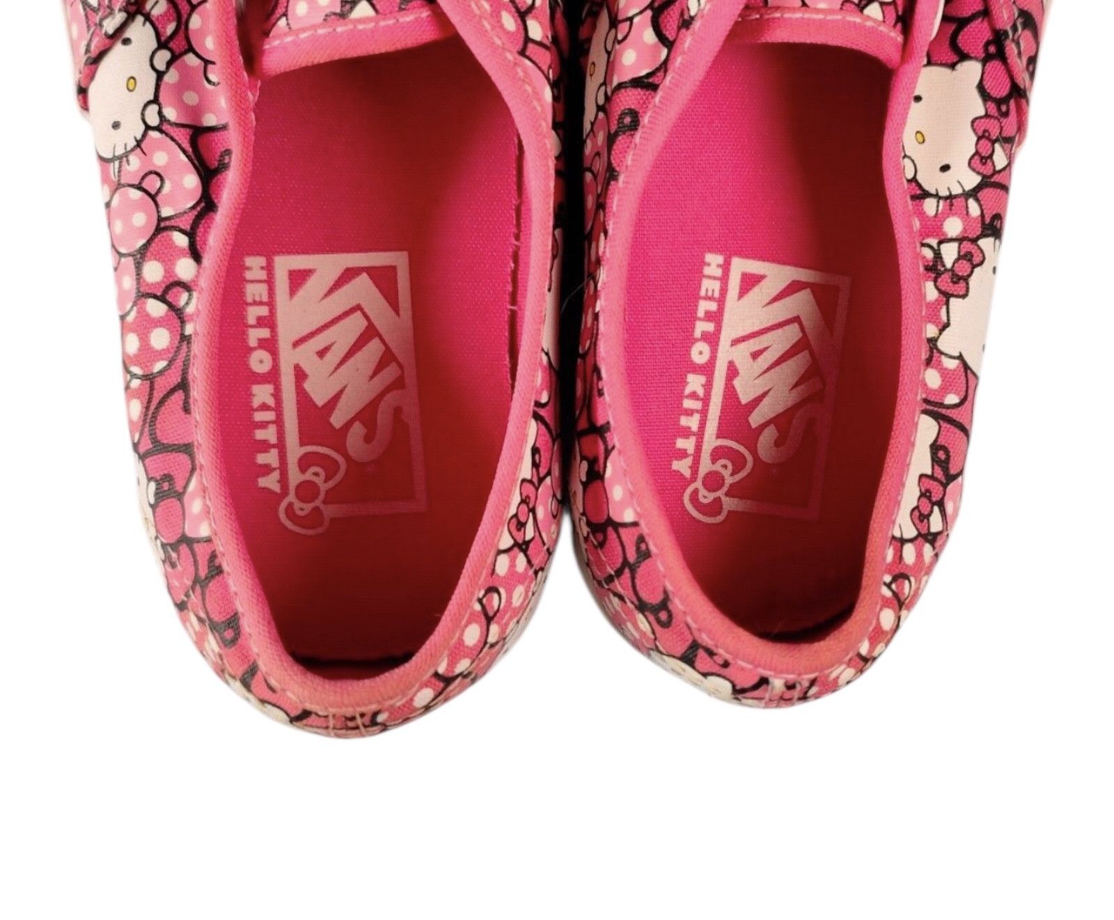 Vans Rare Limited Edition Vans x Hello Kitty Slip On Shoes Size US 7 / IT 37 - 4 Thumbnail
