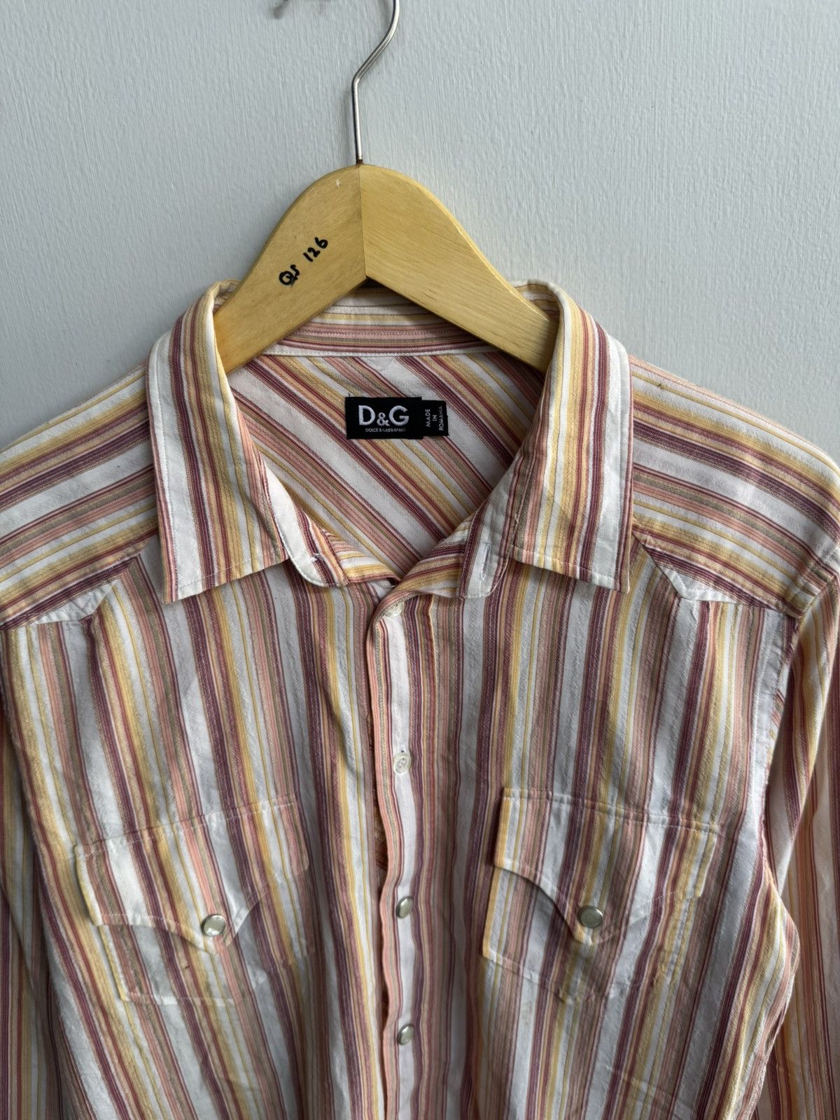 Dolce & Gabbana VINTAGE DOLCE & GABBANA MEDICAL ADVICE STRIPE LONG SHIRT Size US M / EU 48-50 / 2 - 2 Thumbnail