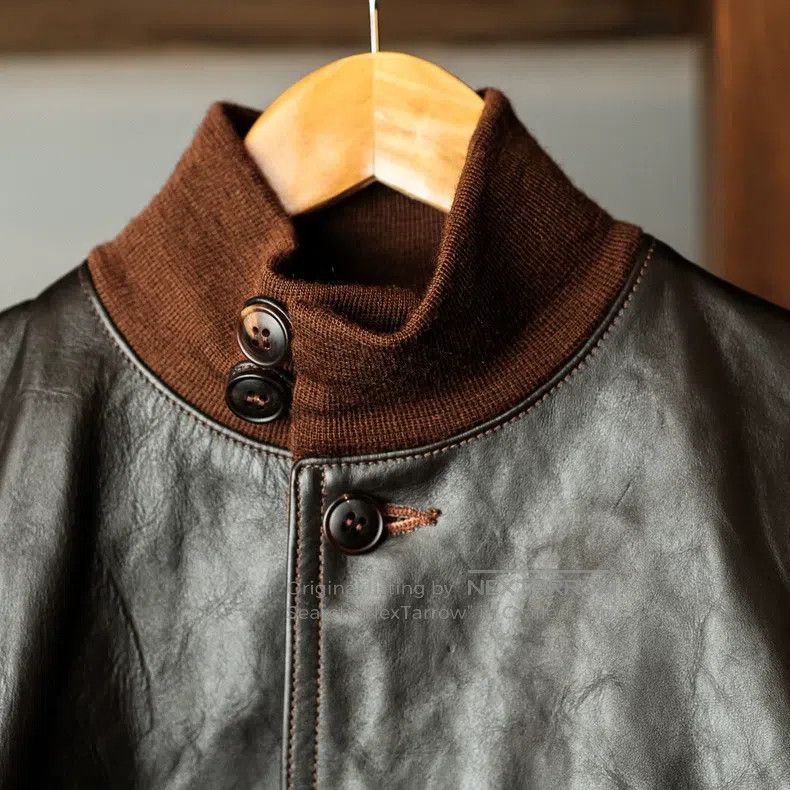 The Real McCoy's The Real McCoys Horseskin A1 Seal Brown Size US XL / EU 56 / 4 - 7 Thumbnail