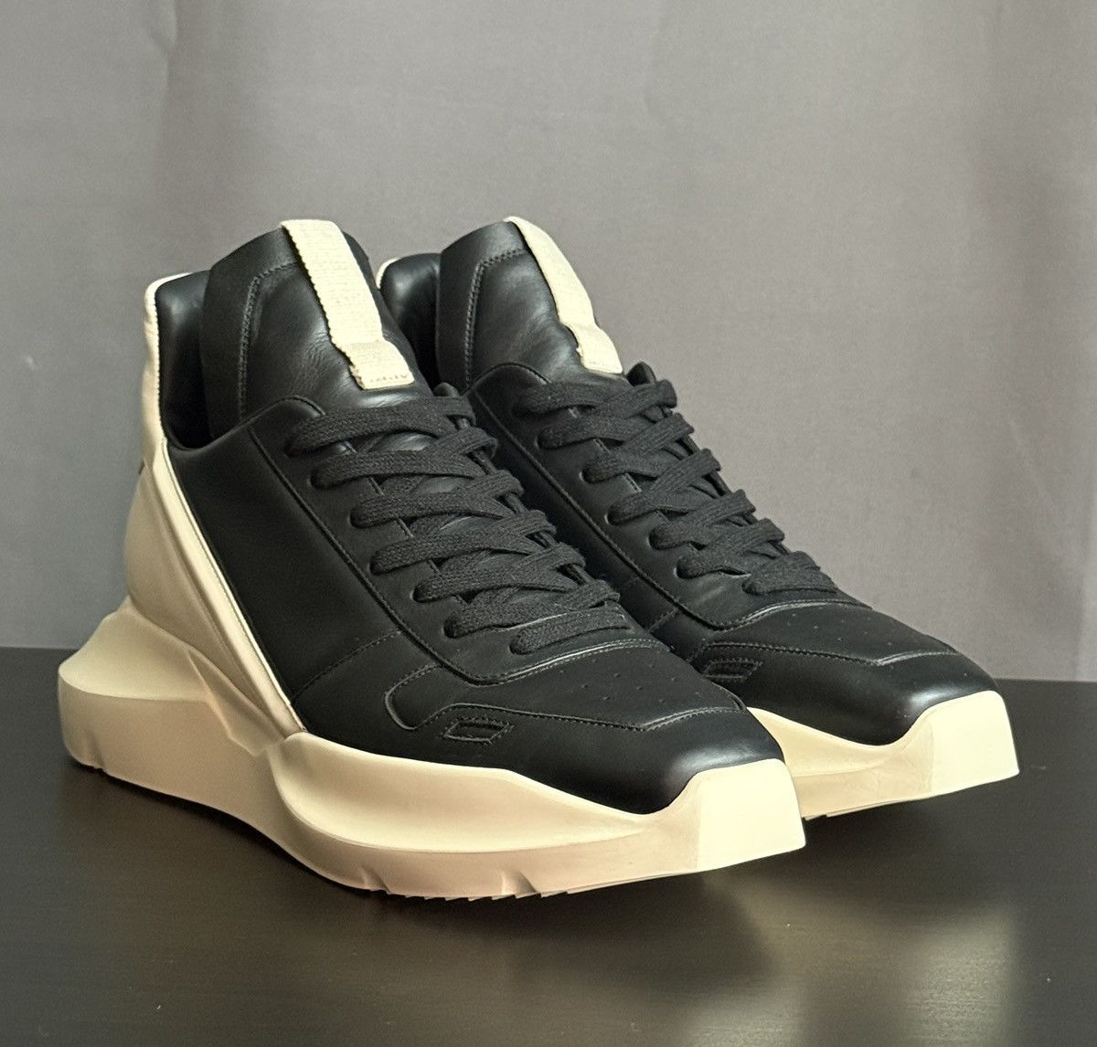 Rick Owens Rick Owens Geth Runner Black Size US 11 / EU 44 - 4 Thumbnail