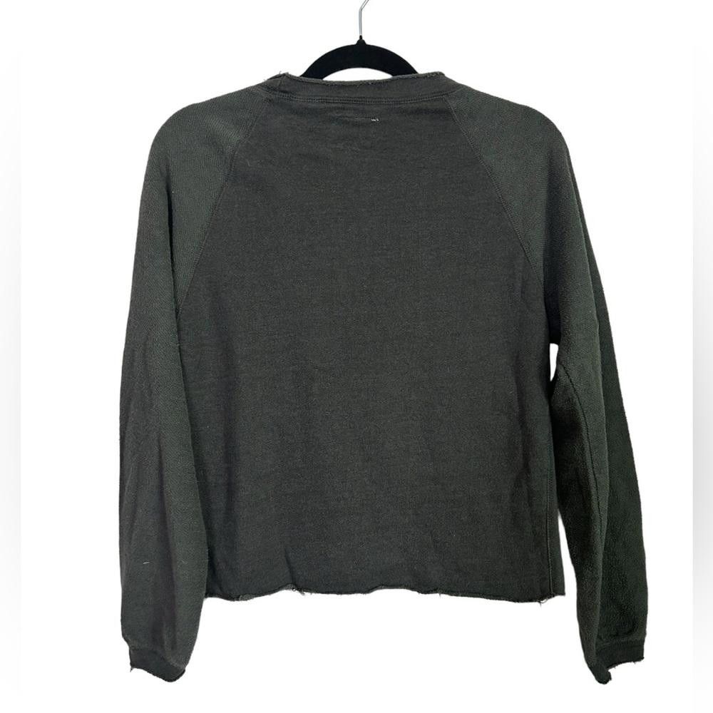 Chase Authentics Chaser l NWT Charcoal Oversized Raw Hem Sweatshirt Small Size S / US 4 / IT 40 - 2 Thumbnail
