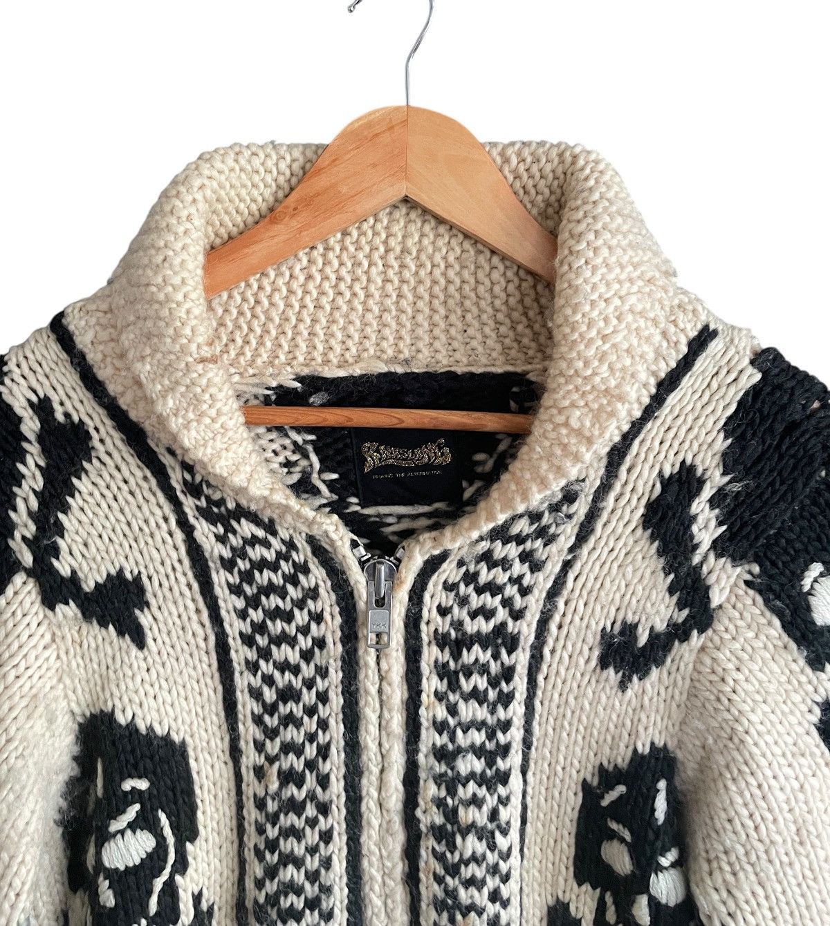 Japanese Brand Vintage Japanese Brand RNA Slang Skull Wool Knitwear 1990s Size US M / EU 48-50 / 2 - 3 Thumbnail
