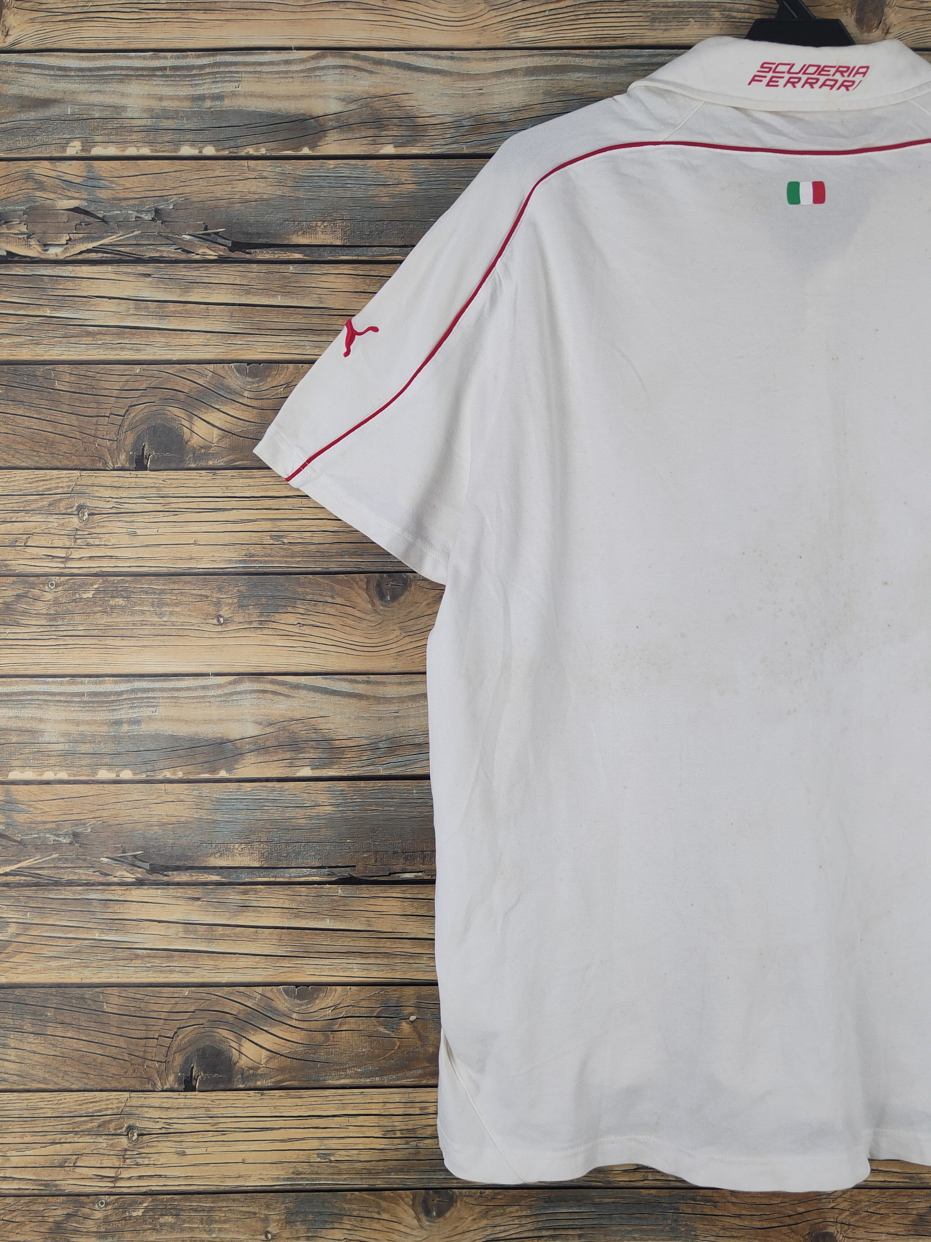 Ferrari DL Puma White Ferrari Polo Shirts #1734 Size US XL / EU 56 / 4 - 11 Thumbnail
