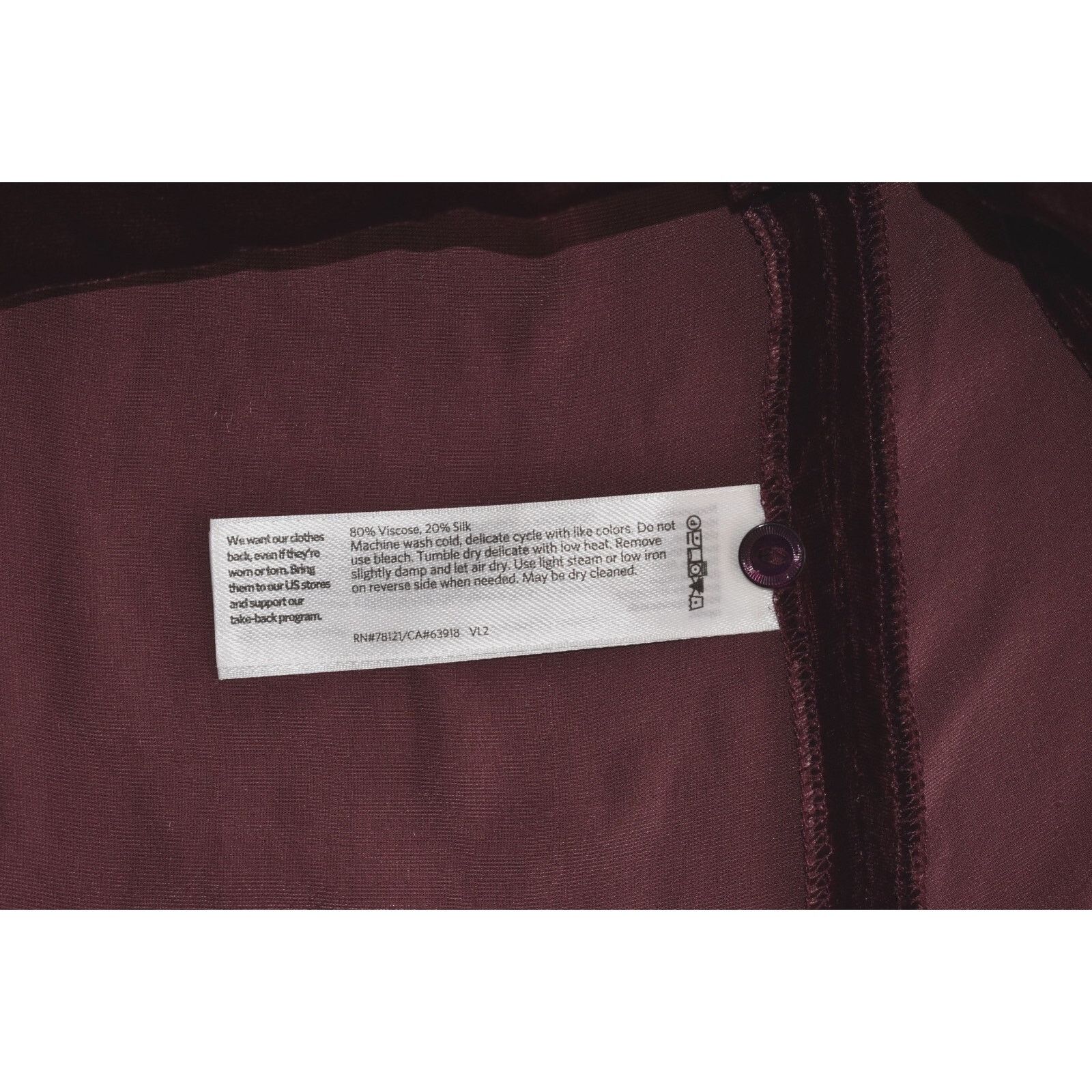 Eileen Fisher NWT EILEEN FISHER Velvet Long Sleeve Round Neck Top 2X $248 Size XXL / US 16-18 / IT 52-54 - 5 Thumbnail