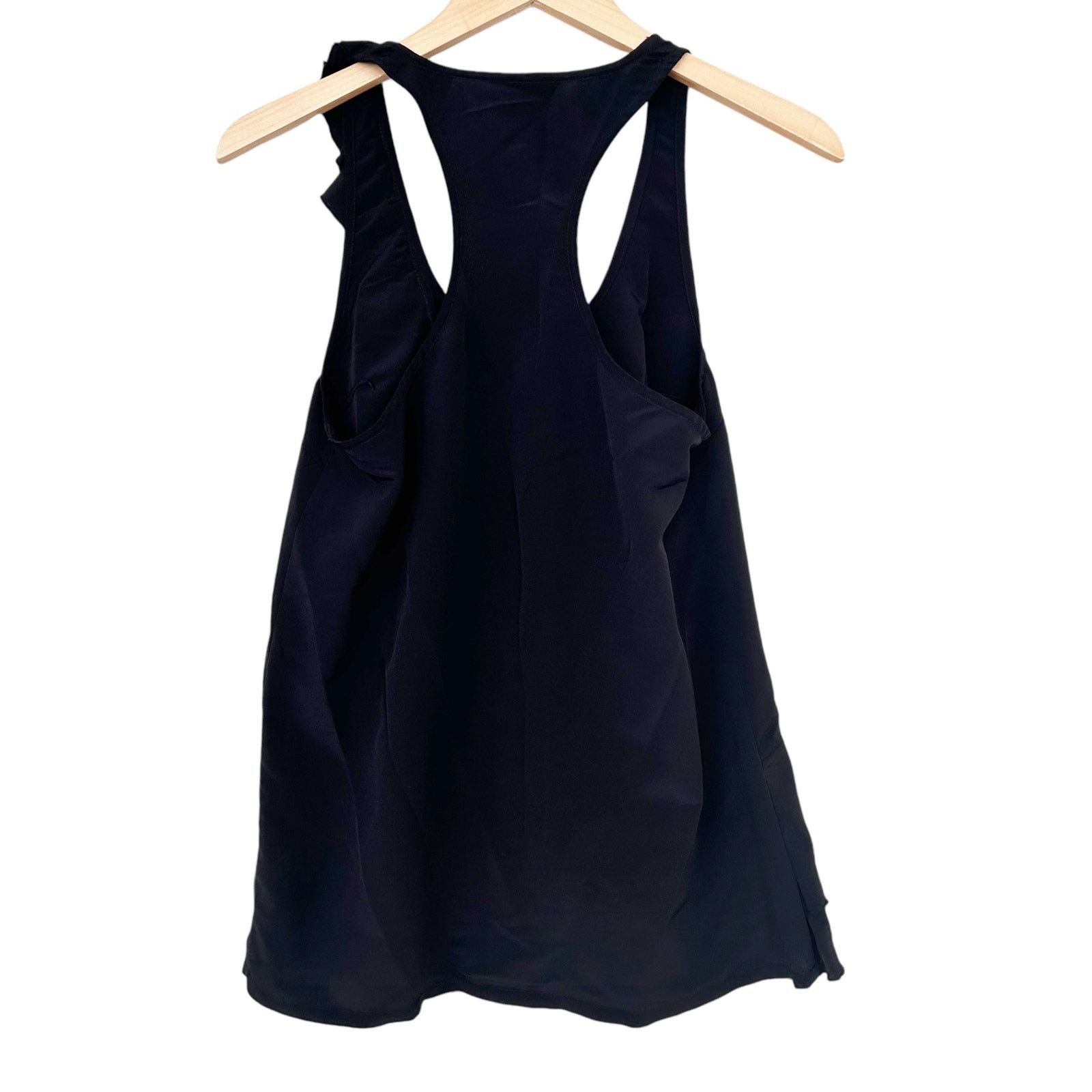 Central Park West Central Park West Black Ruffle Tank Top Sz S Size S / US 4 / IT 40 - 5 Thumbnail