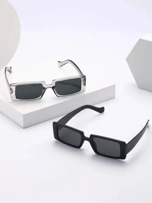 Electric Visual Y2K Retro Punk Kurt Cobain Style Sunglasses 2 Piece Set Size ONE SIZE - 2 Thumbnail