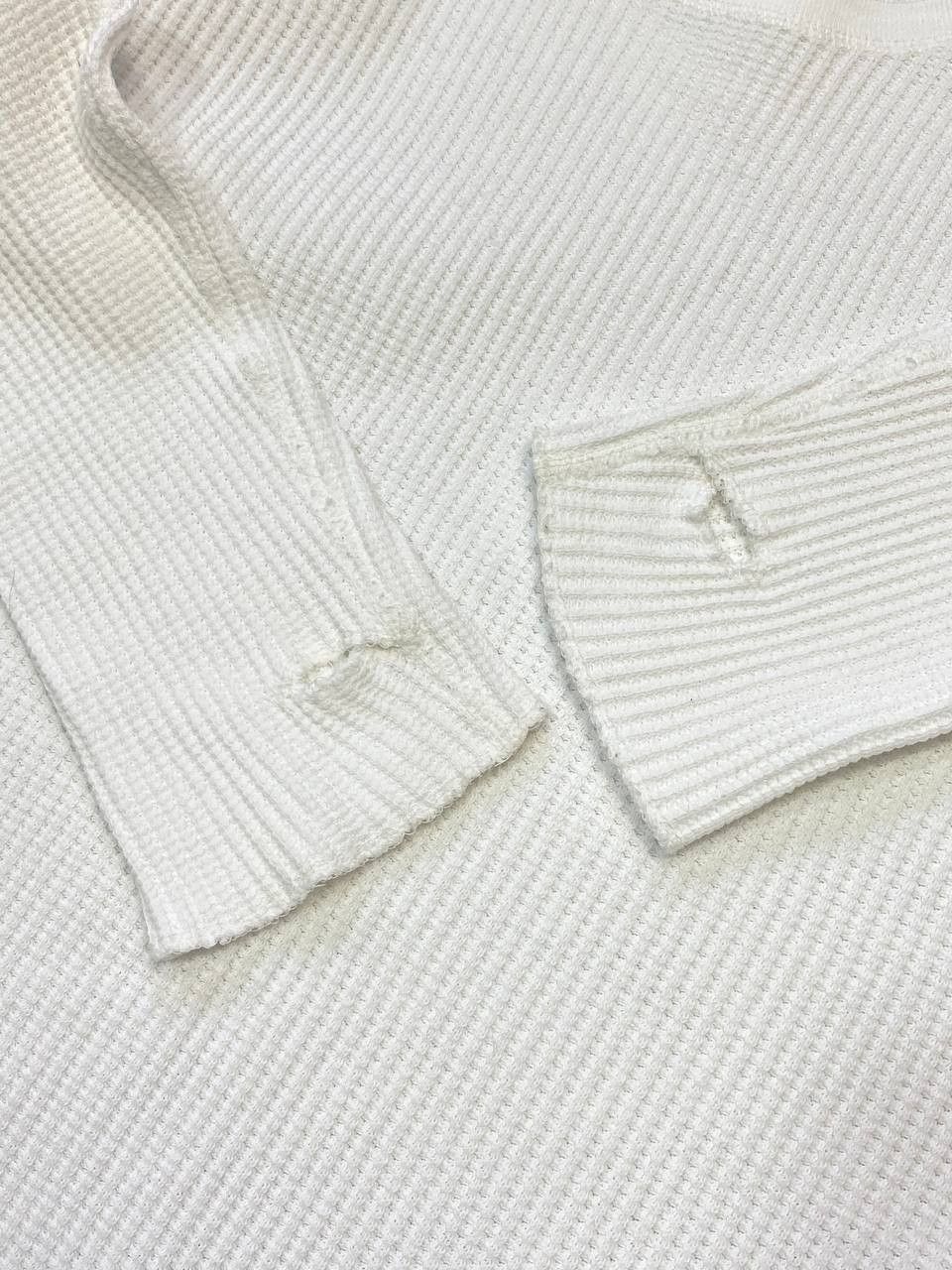 Unused Unused Ready Made Japanese Waffle Long Sleeve T-Shirt Size US M / EU 48-50 / 2 - 8 Thumbnail