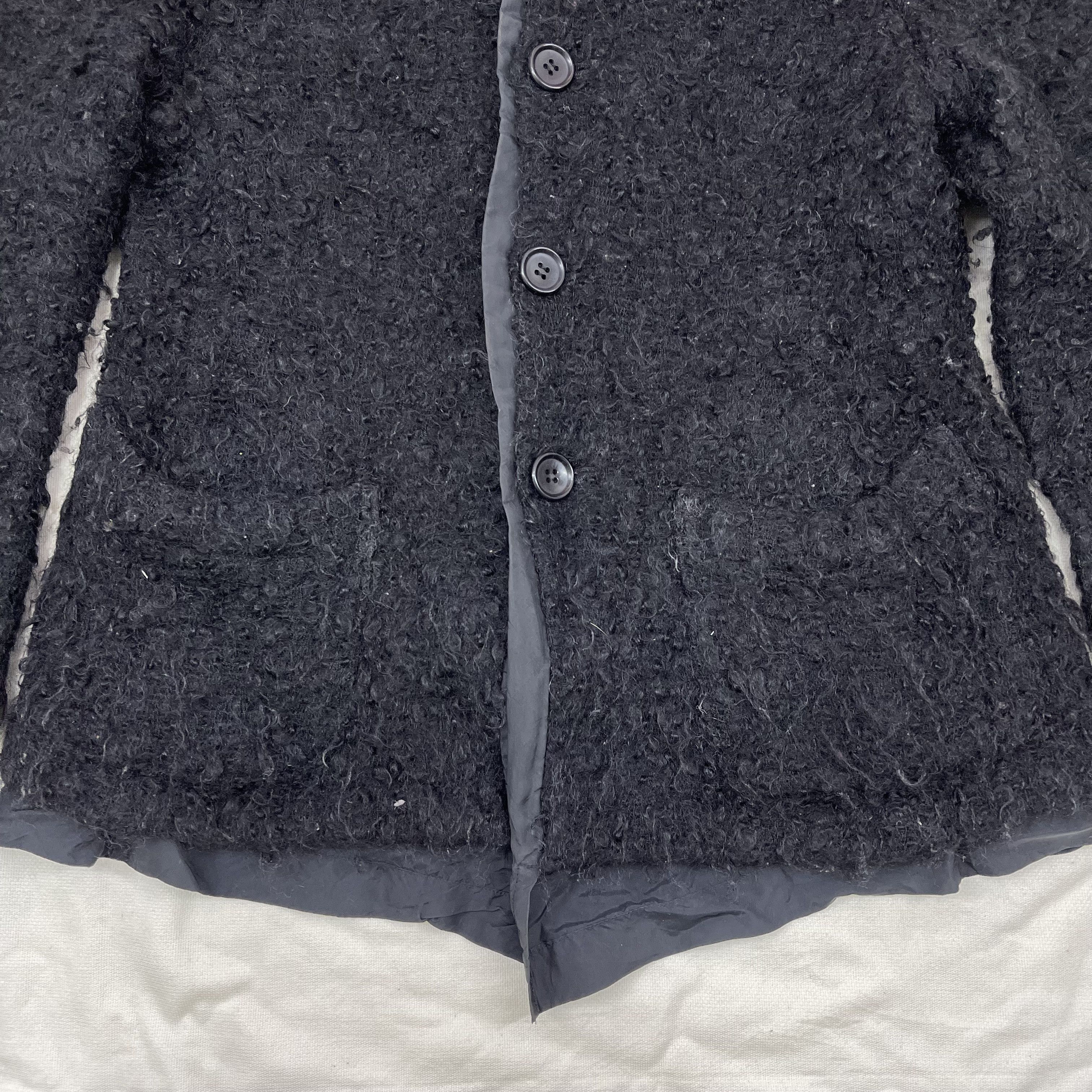 Comme des Garcons Y2K Vintage AD2003 TRICOT CDG Mohair Jacket #1115/AN Size M / US 6-8 / IT 42-44 - 5 Thumbnail