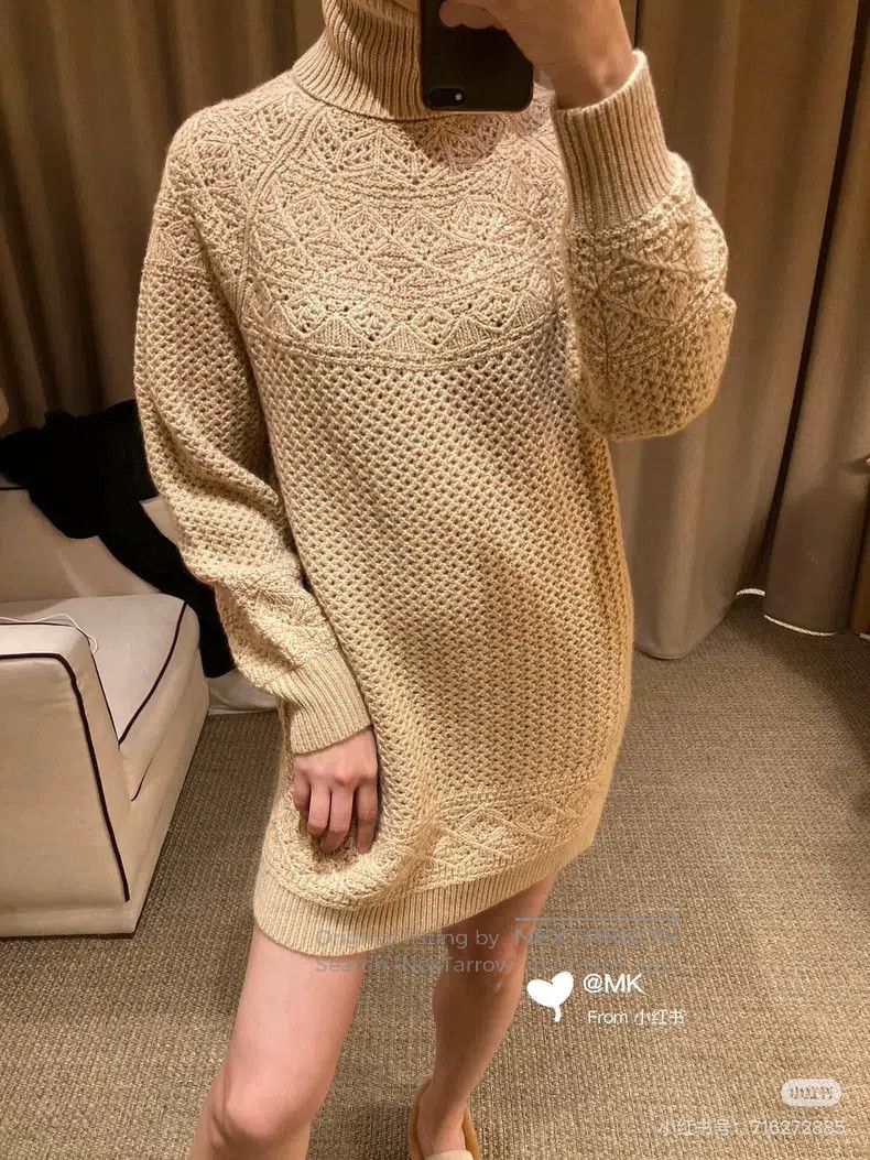 Loro Piana Loro Piana Cashmere Crochet Long Sweater Size M / US 6-8 / IT 42-44 - 1 Thumbnail