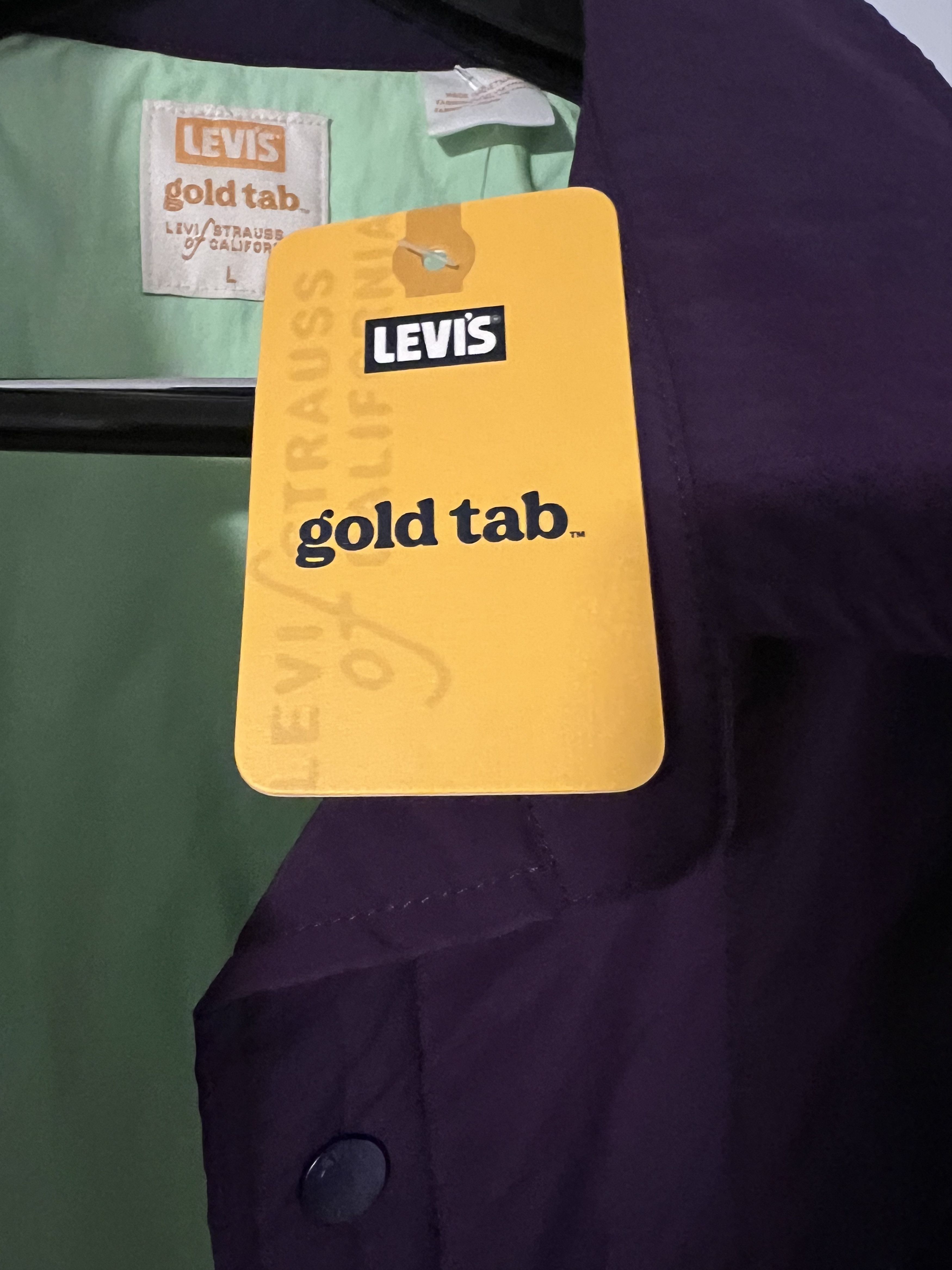 Levi's Levis Gold Tab Overshirt/Workshirt (jacket) Size US L / EU 52-54 / 3 - 3 Thumbnail