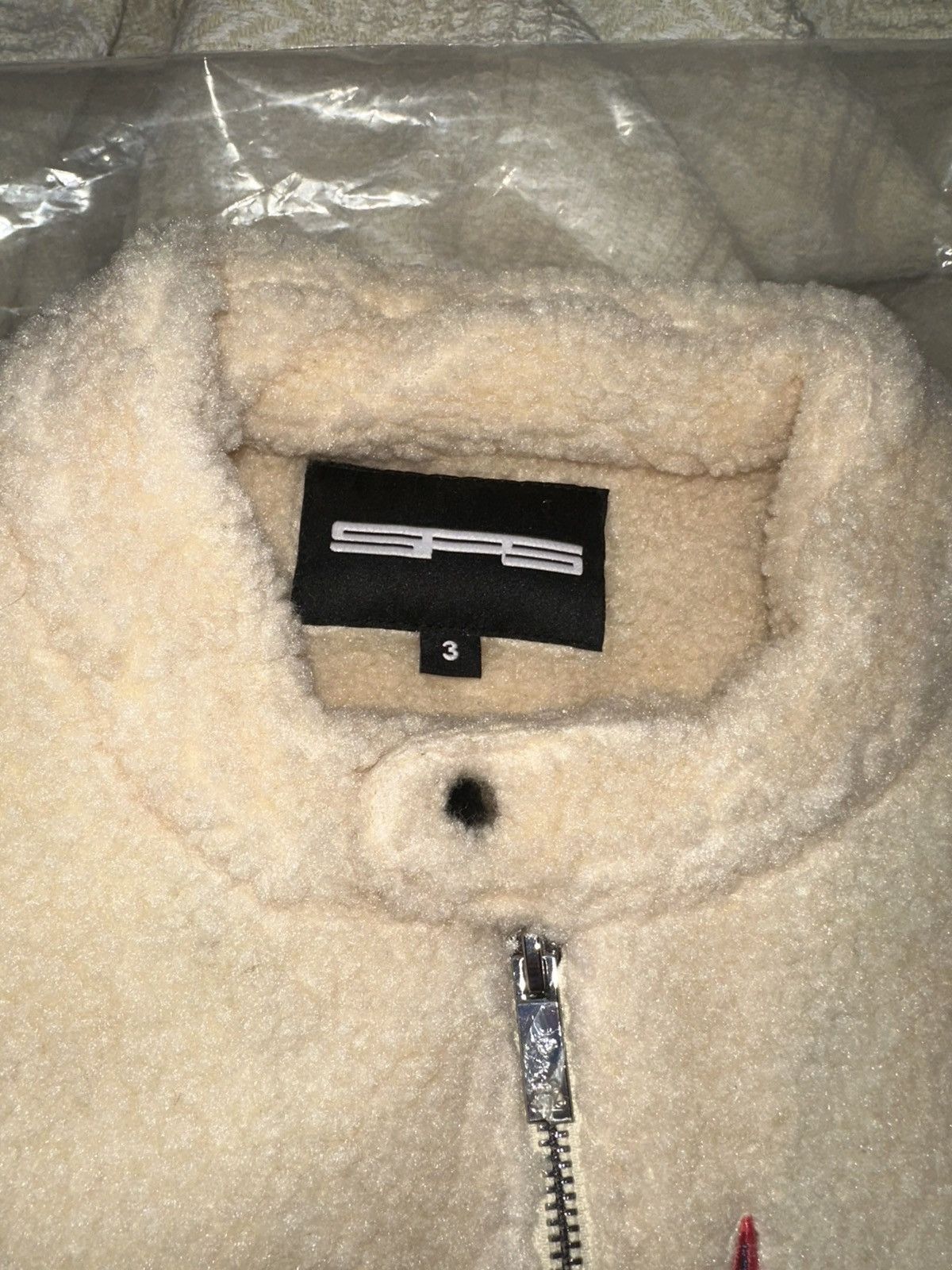 Sp5der × Young Thug SHERPA HUNTER MOTO JACKET (SIZE LARGE) Size US L / EU 52-54 / 3 - 8 Thumbnail