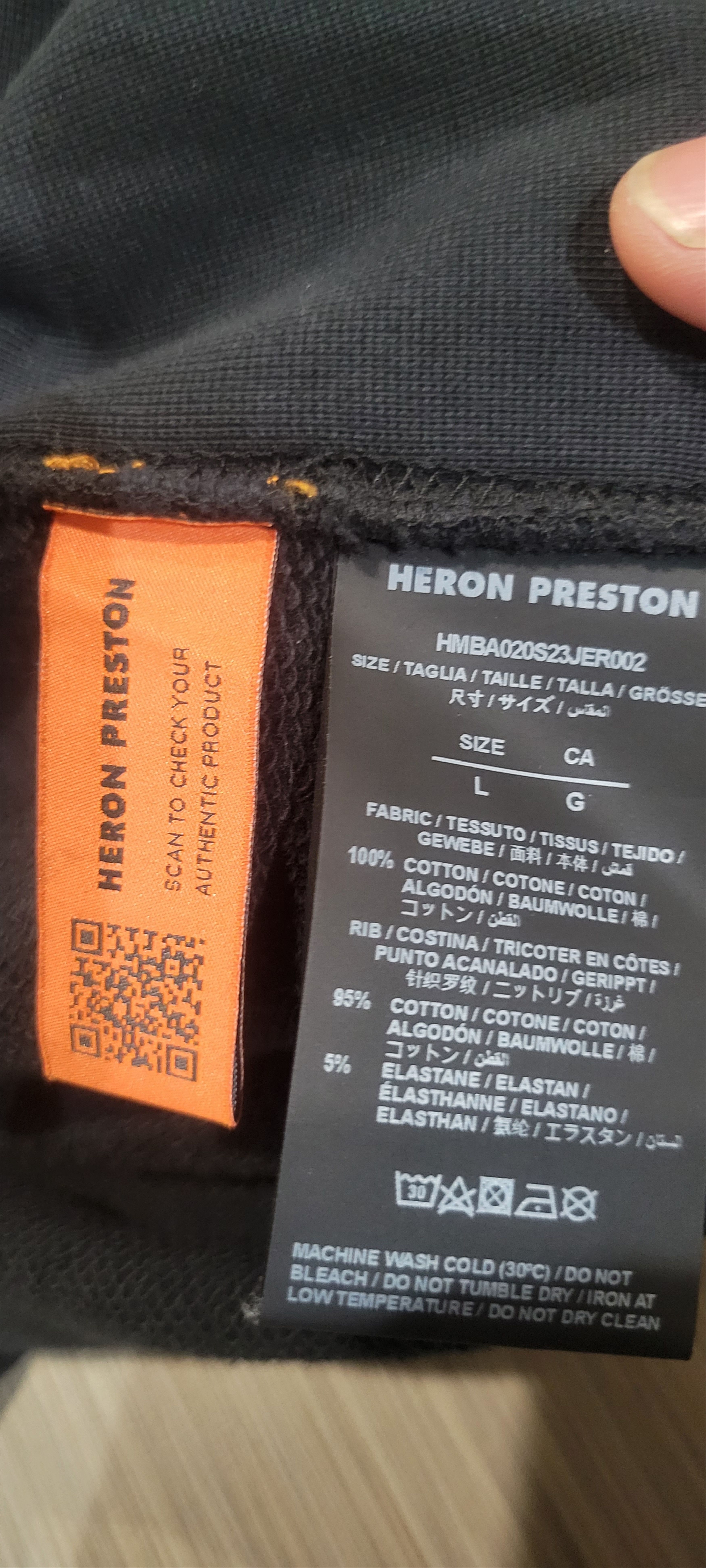 Heron Preston Censored Graphic Sweatshirt Size US L / EU 52-54 / 3 - 3 Thumbnail