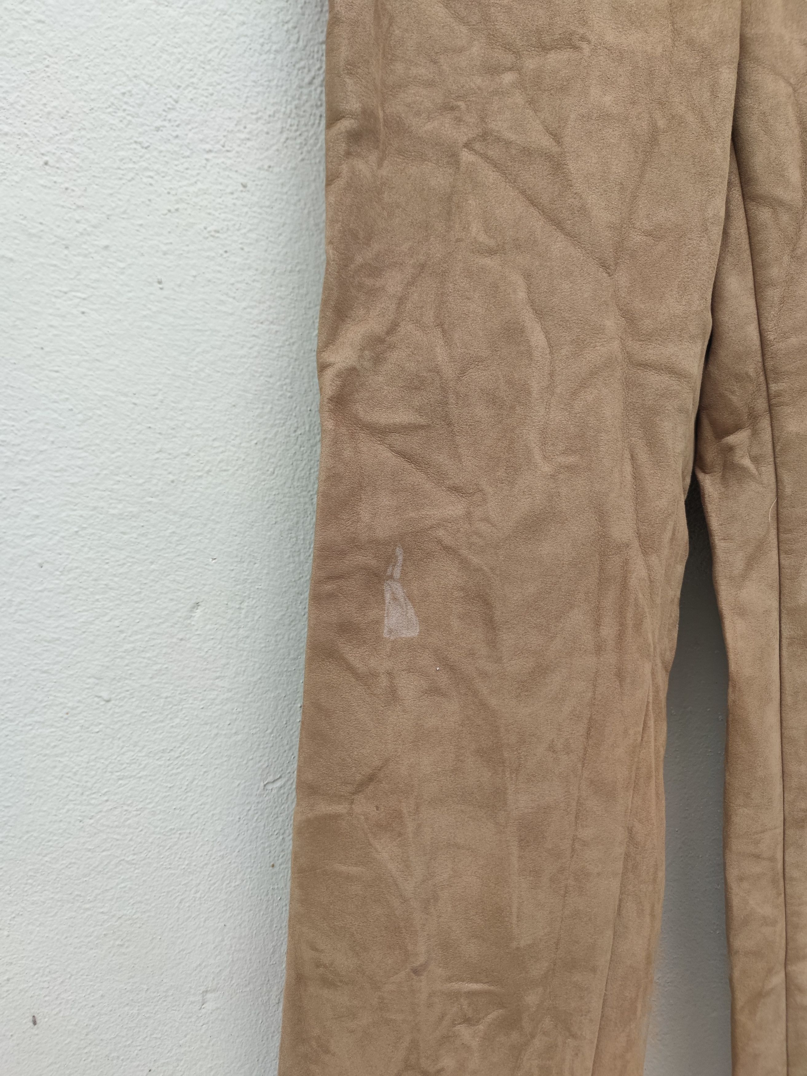 Yohji Yamamoto A.A.R. Yohji Yamamoto Suede Leather Pant Size US 30 / EU 46 - 4 Thumbnail