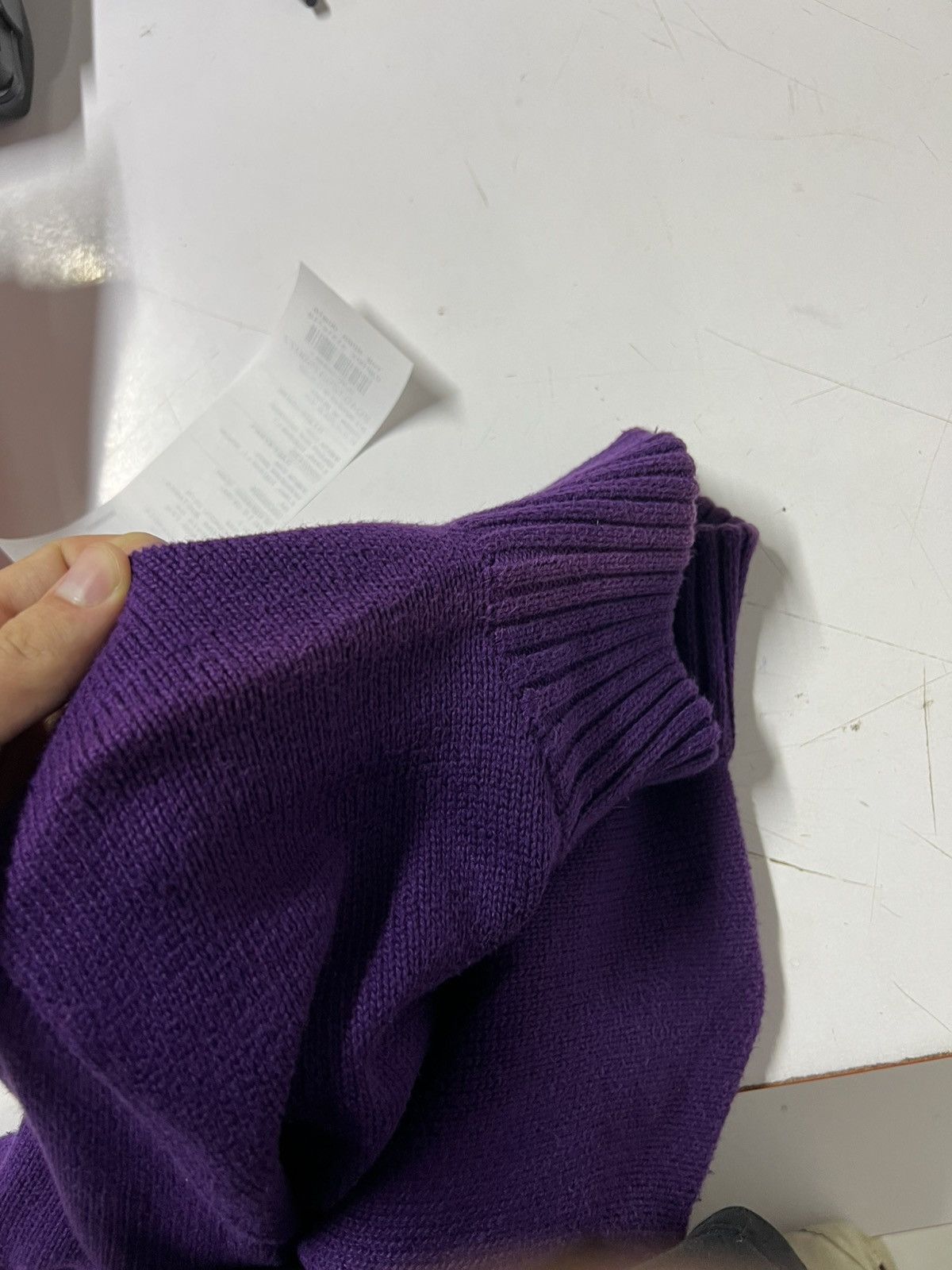 Polo Ralph Lauren Vintage Polo Ralph Lauren 1/4 Zip Sweater Purple Large Size US L / EU 52-54 / 3 - 8 Thumbnail
