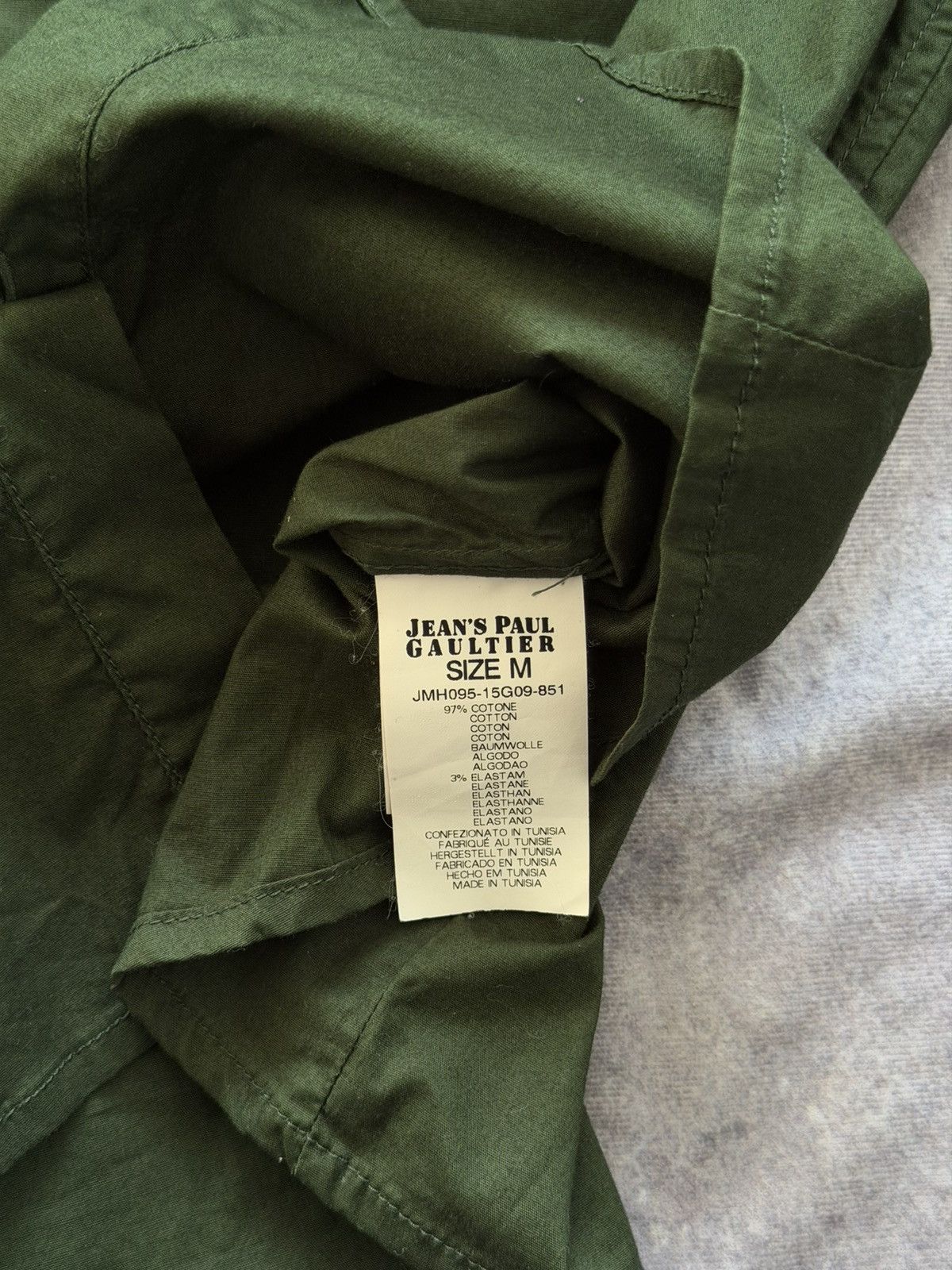 Jean Paul Gaultier 00S Jean Paul Gaultier Green Military Style Shirt Jacket Size US M / EU 48-50 / 2 - 11 Thumbnail