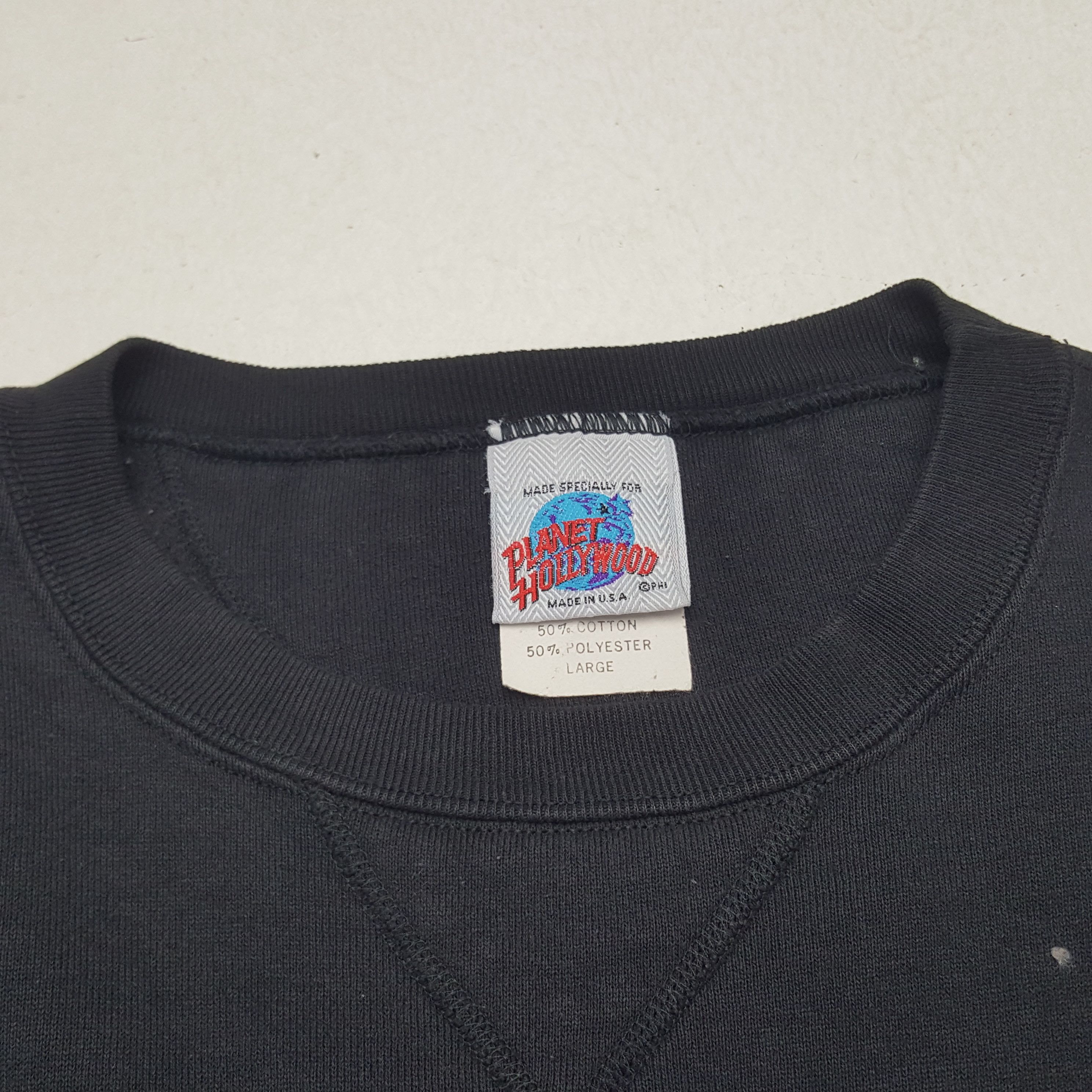 Planet Hollywood × Vintage Vintage Planet Hollywood Sweatshirt Size US L / EU 52-54 / 3 - 4 Thumbnail