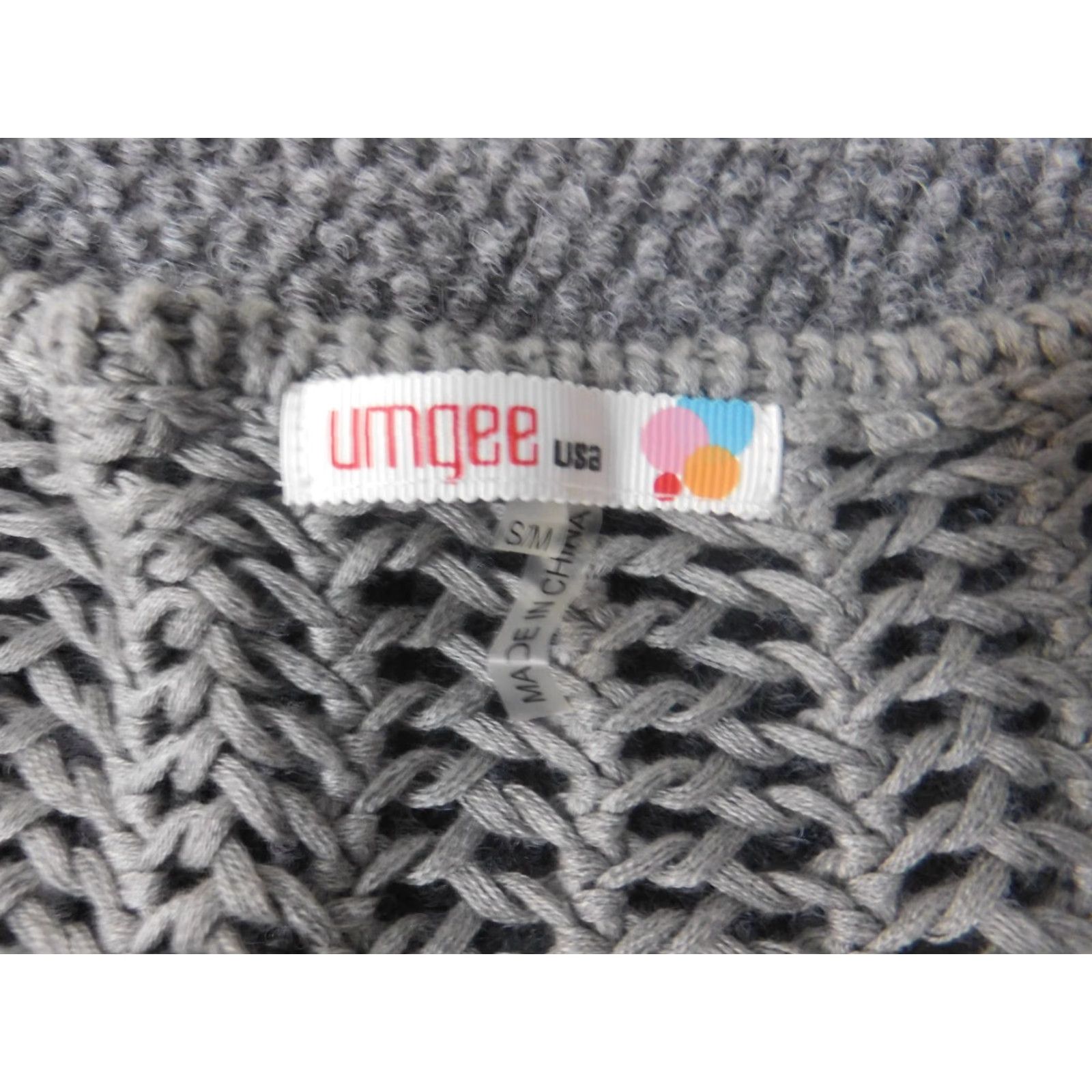 Vintage UMGEE Womens Sweater Short Sleeve Crew Neck Knit Pullover Gray S Bow Button Puff Stretch Casual Casual Womens Pullover Knit Sweater Size S / US 4 / IT 40 - 5 Thumbnail