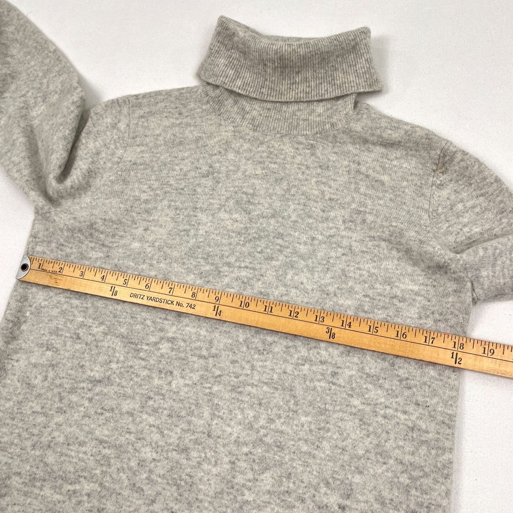 Orvis Orvis Sweater Womens S Gray Knit Lightweight Turtleneck Classic Pullover Casual Cozy Knitwear Size S / US 4 / IT 40 - 5 Thumbnail