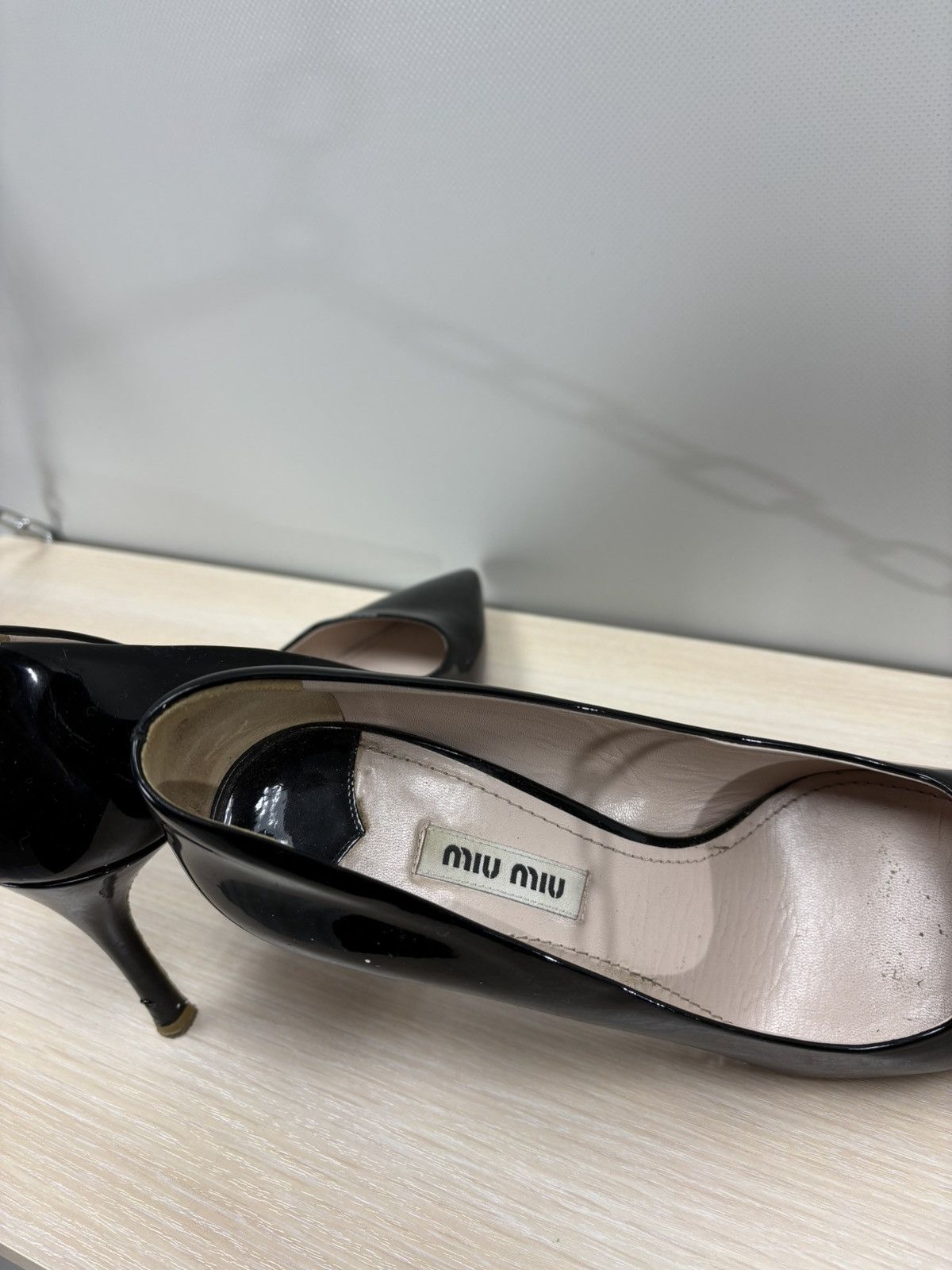 Designer × Japanese Brand × Miu Miu Womens heels Miu Miu Size 38 Color Black Size US 8 / IT 38 - 9 Thumbnail