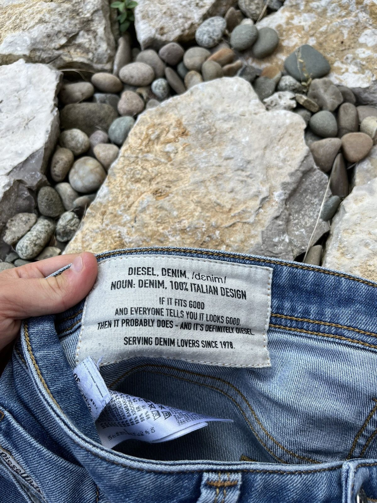 Diesel × Jean Diesel larkee straight y2k classic jeans 30x34 long pants Size US 30 / EU 46 - 13 Thumbnail