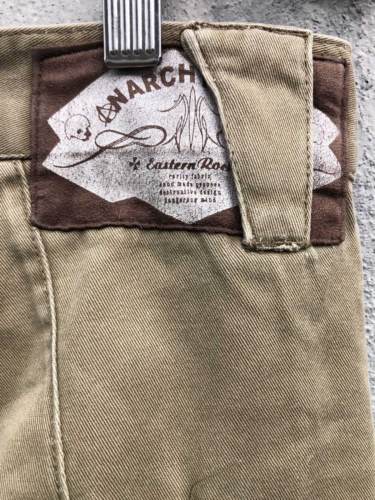 PPFM PPFM Anarchy Denim Eastern Rock Cargo Pants With Bondage Size US 32 / EU 48 - 15 Thumbnail