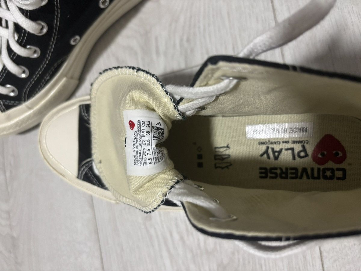 Comme des Garcons PLAY × Converse Comme des Garçons Play x Converse Chuck 70 High Size US 7.5 / IT 37.5 - 6 Thumbnail