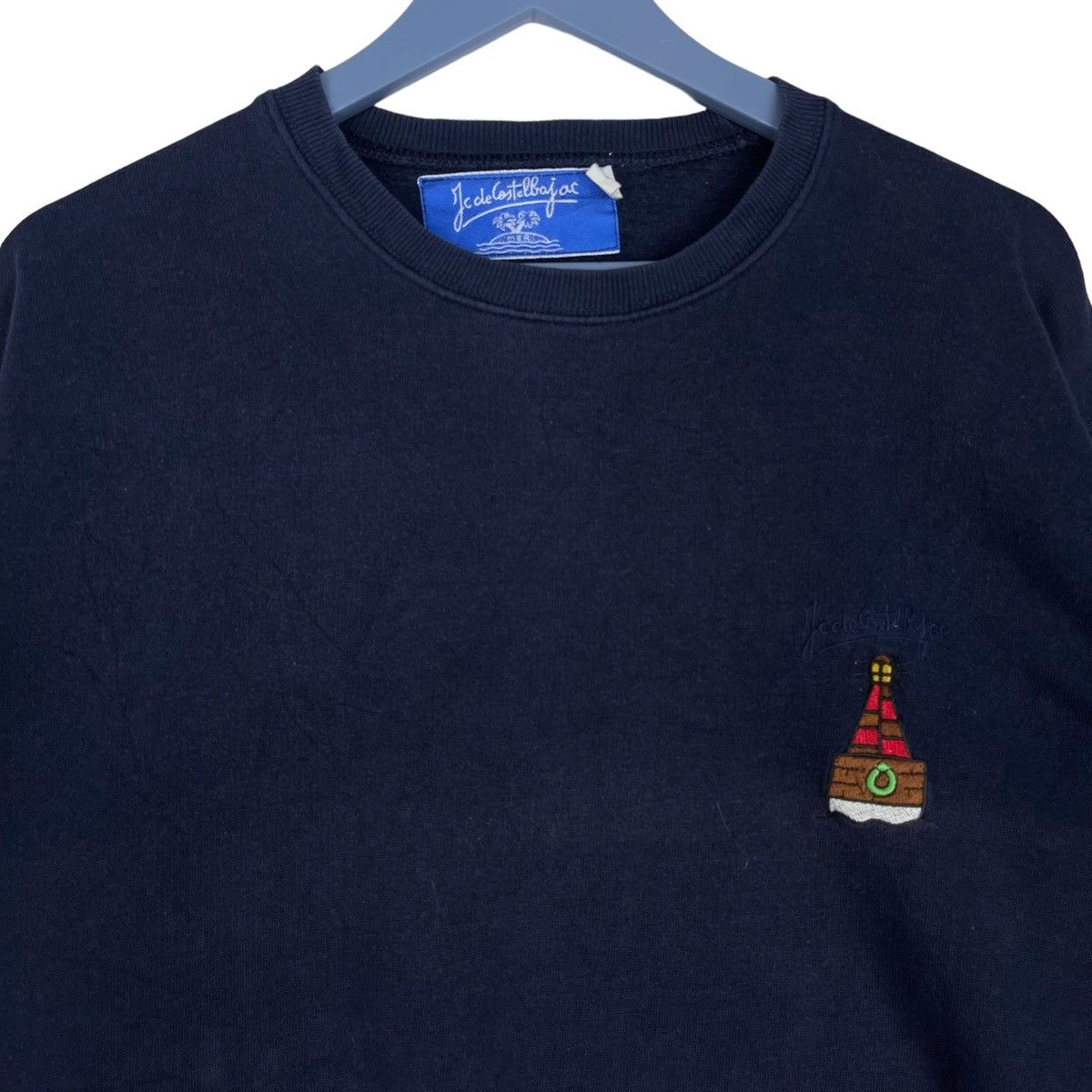 Vintage Vintage Jcdecostellajac Embroidered Crewneck Sweatshirt Size US L / EU 52-54 / 3 - 3 Thumbnail
