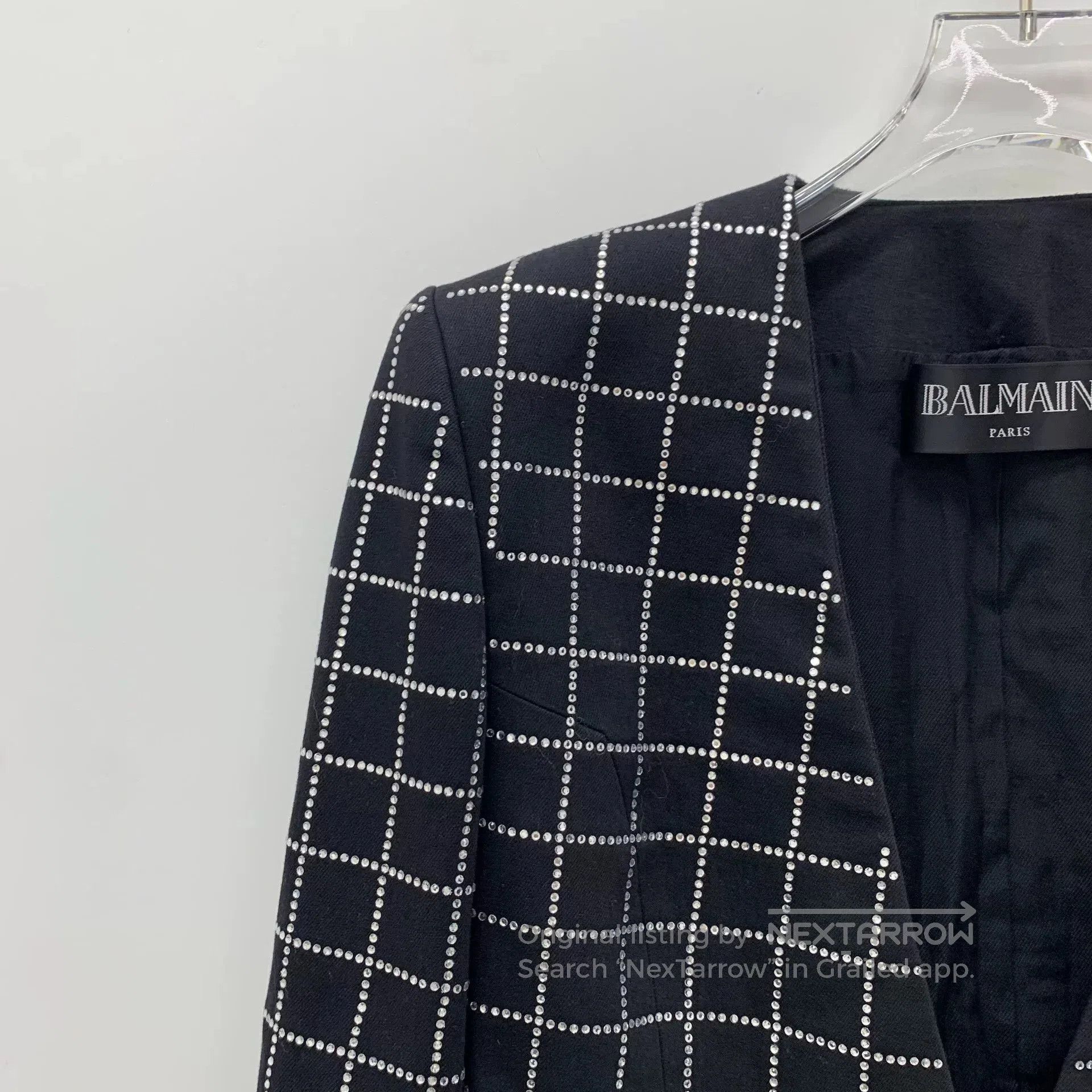 Balmain balmain black checkered v. Size US M / EU 48-50 / 2 - 3 Thumbnail