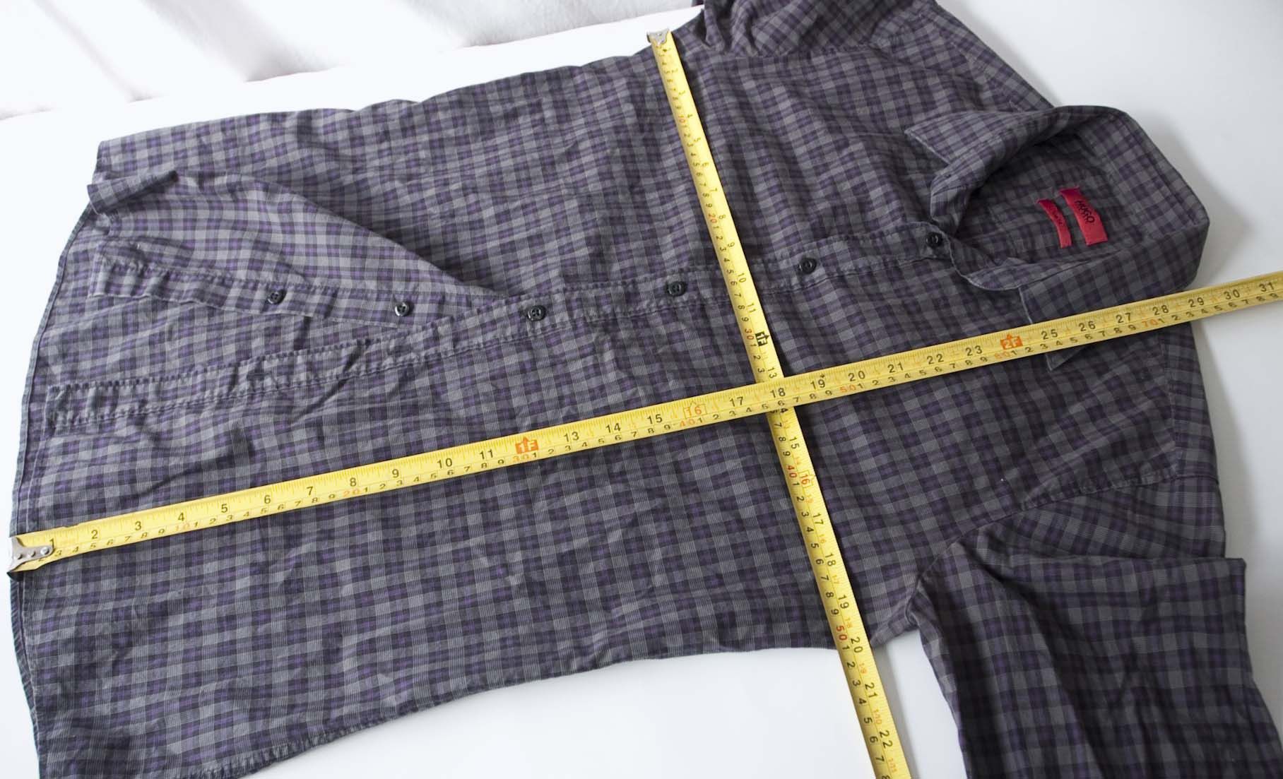 Hugo Boss Hugo Boss Shirt Slim Fit Size M Purple/ Gray Size US M / EU 48-50 / 2 - 5 Thumbnail