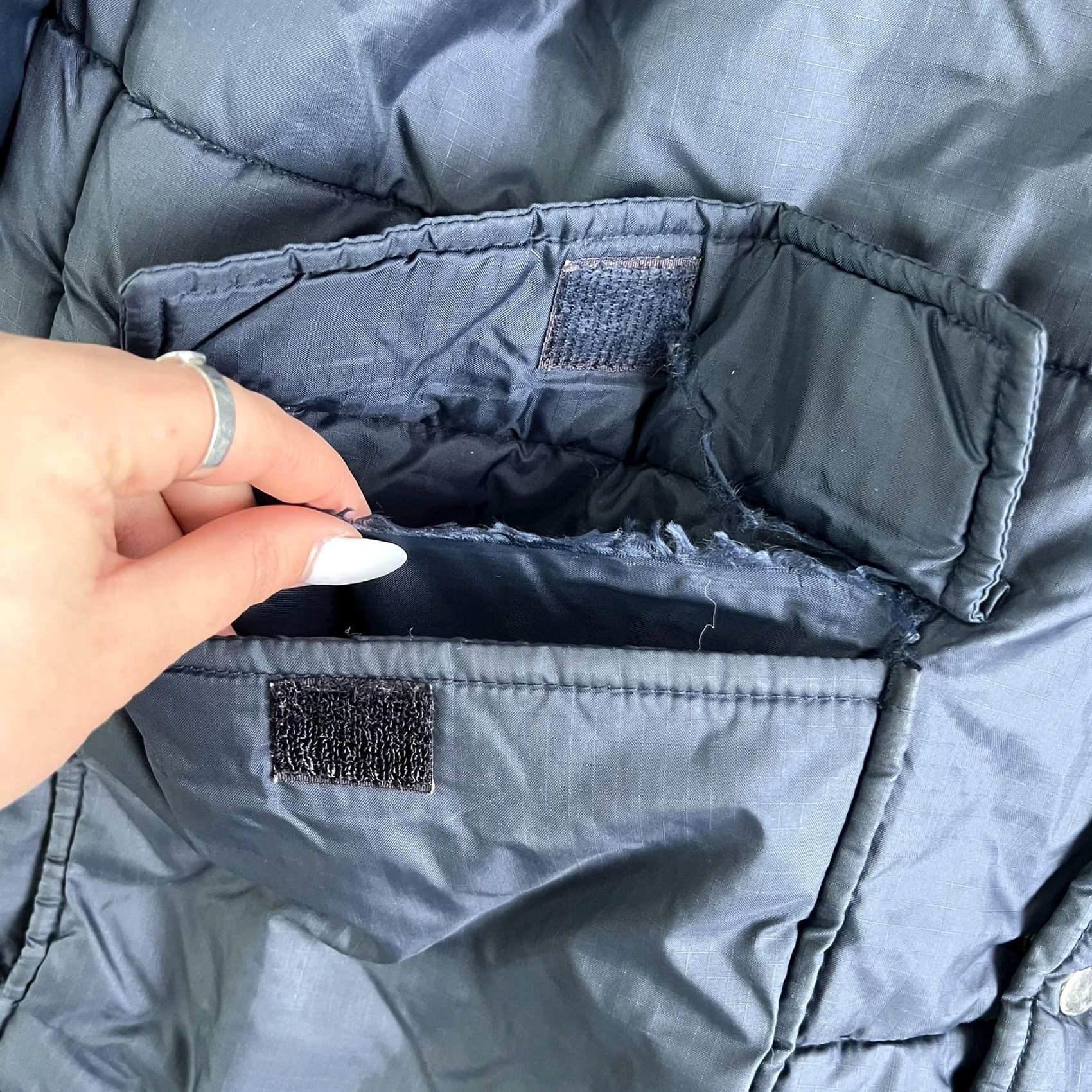 Vintage St Moritz Jacket Mens L Blue Quilted Puffer Full Zip Insulated Collared Nylon Jacket Regular Size L Blue Casual Winter Fall Mens Size US L / EU 52-54 / 3 - 6 Thumbnail
