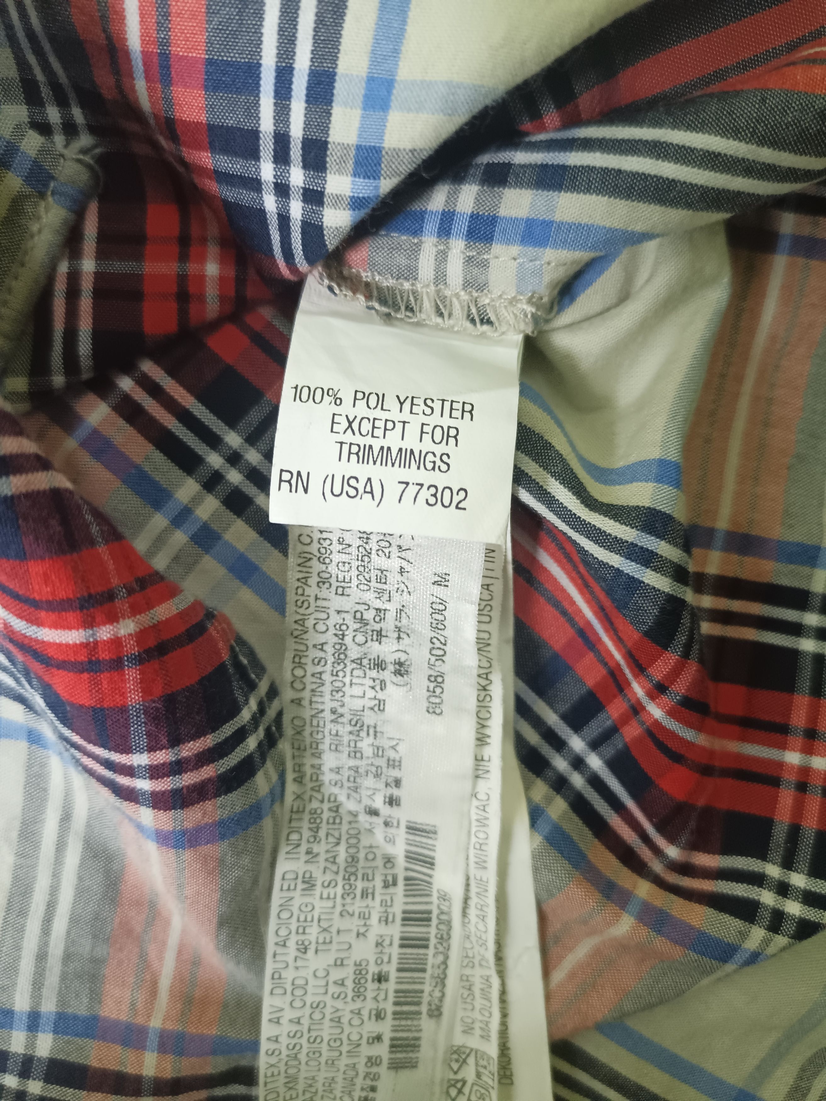 Designer × Japanese Brand × Zara ZARA TRAFALUC MMXII Collection Women Plaid Stud Shirt Size M / US 6-8 / IT 42-44 - 5 Thumbnail