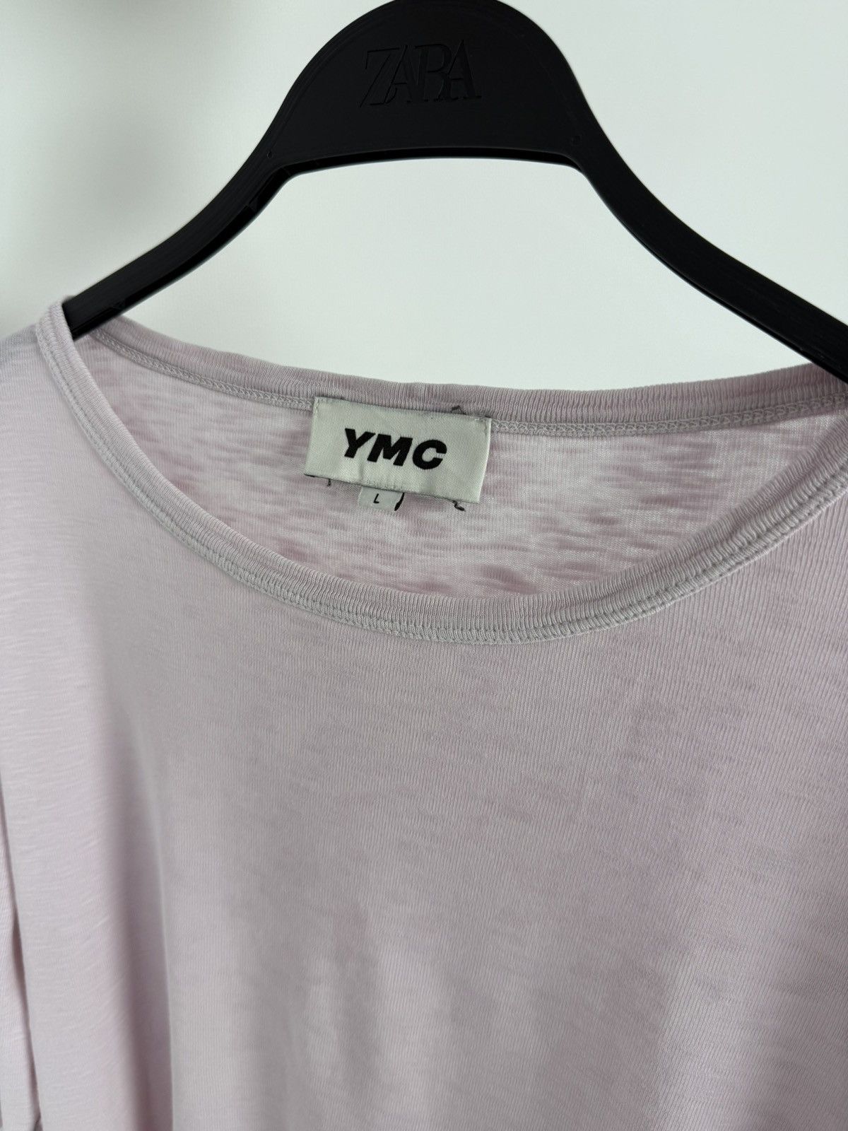 YMC YMC Organic Cotton Light Pink Half Sleeve Shirt Size L / US 10 / IT 46 - 5 Thumbnail