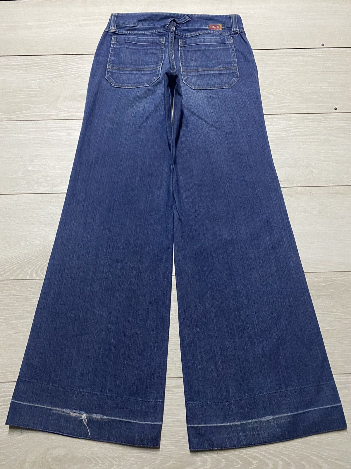 Joie Vintage Joie Blue Wash Super Baggy Jeans Size 28" / US 6 / IT 42 - 2 Thumbnail