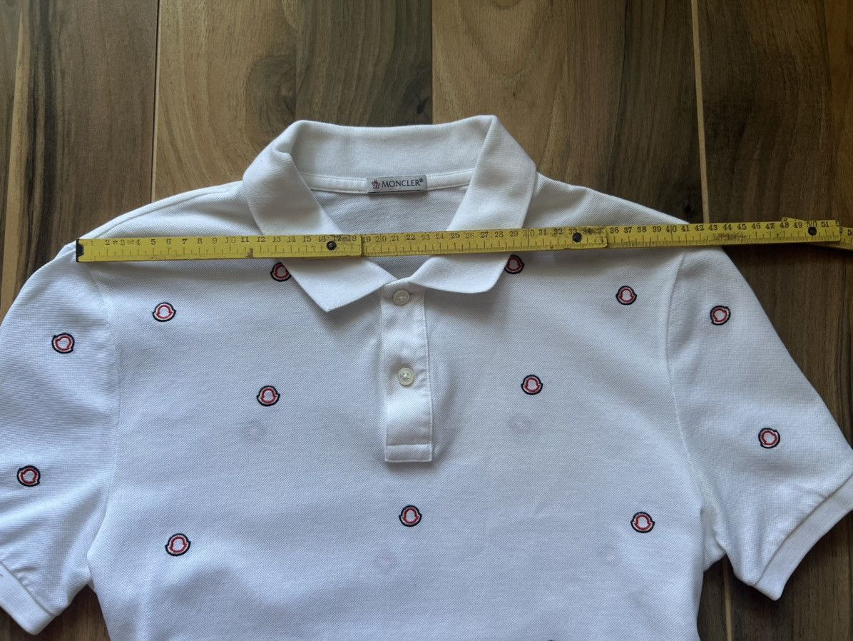 Moncler Moncler Monogram Polo Corta T Shirt Multilogo Size US M / EU 48-50 / 2 - 12 Thumbnail