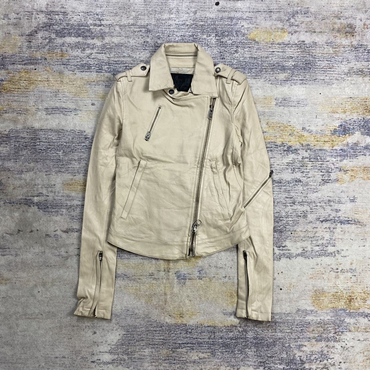 Le Grande Bleu (L.G.B.) Lgb le grande bleu bikers leather jacket Size US XS / EU 42 / 0 - 1 Thumbnail