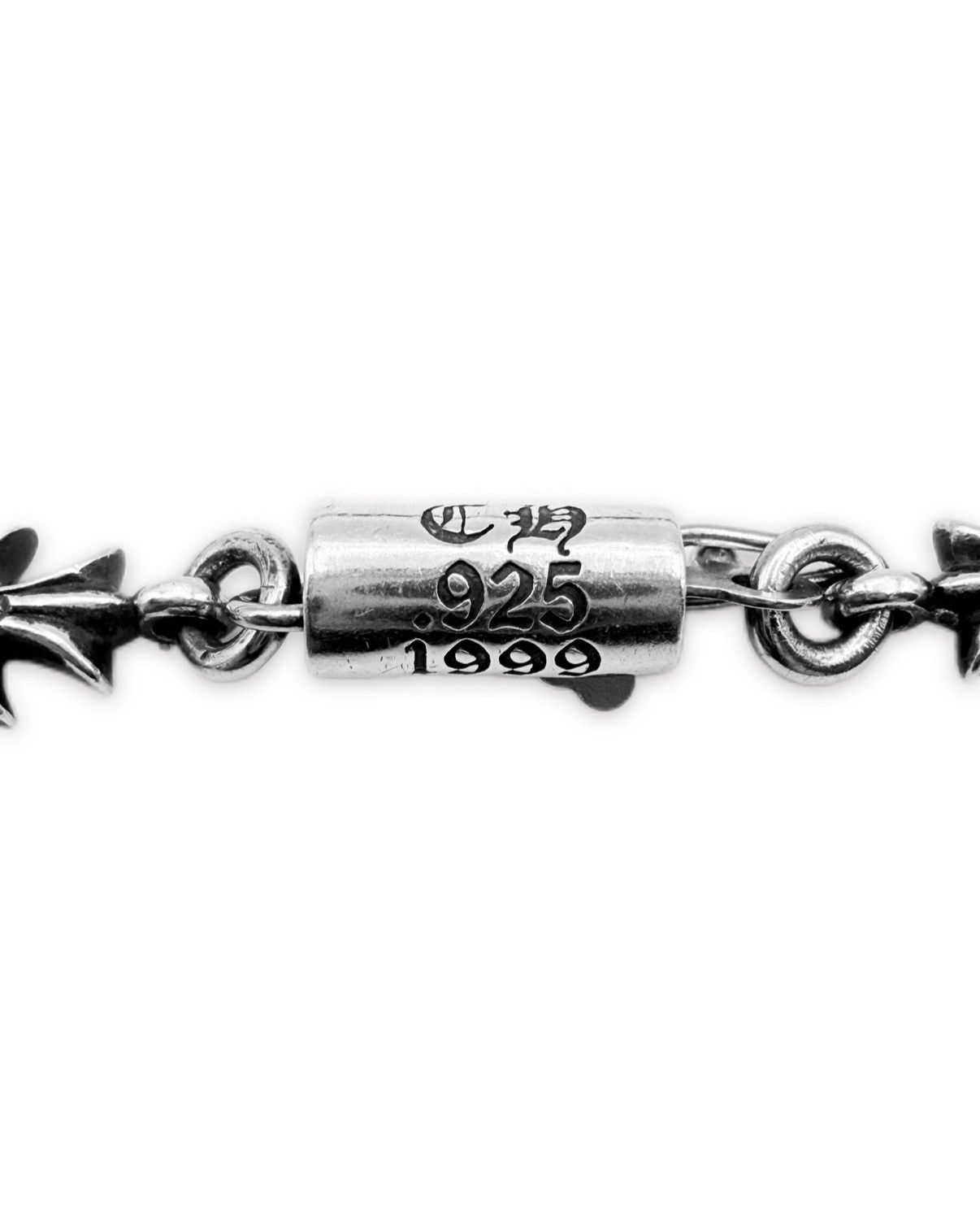 Chrome Hearts Chrome Hearts Diamond Factory Set Tiny E .925 Silver 10 Link Bracelet Size ONE SIZE - 5 Thumbnail