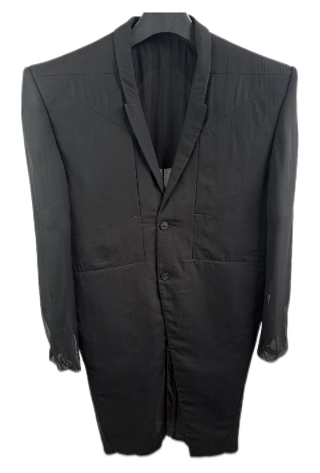 Rick Owens Rick Owens Black Fogtalin Coat Size US S / EU 44-46 / 1 - 1 Thumbnail