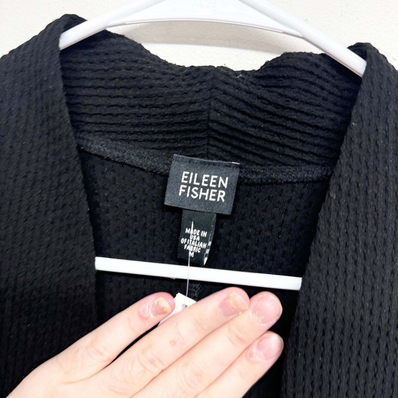 Eileen Fisher Eileen Fisher Knit Jacket Black- Brown Cotton Blend Medium Size M / US 6-8 / IT 42-44 - 2 Thumbnail