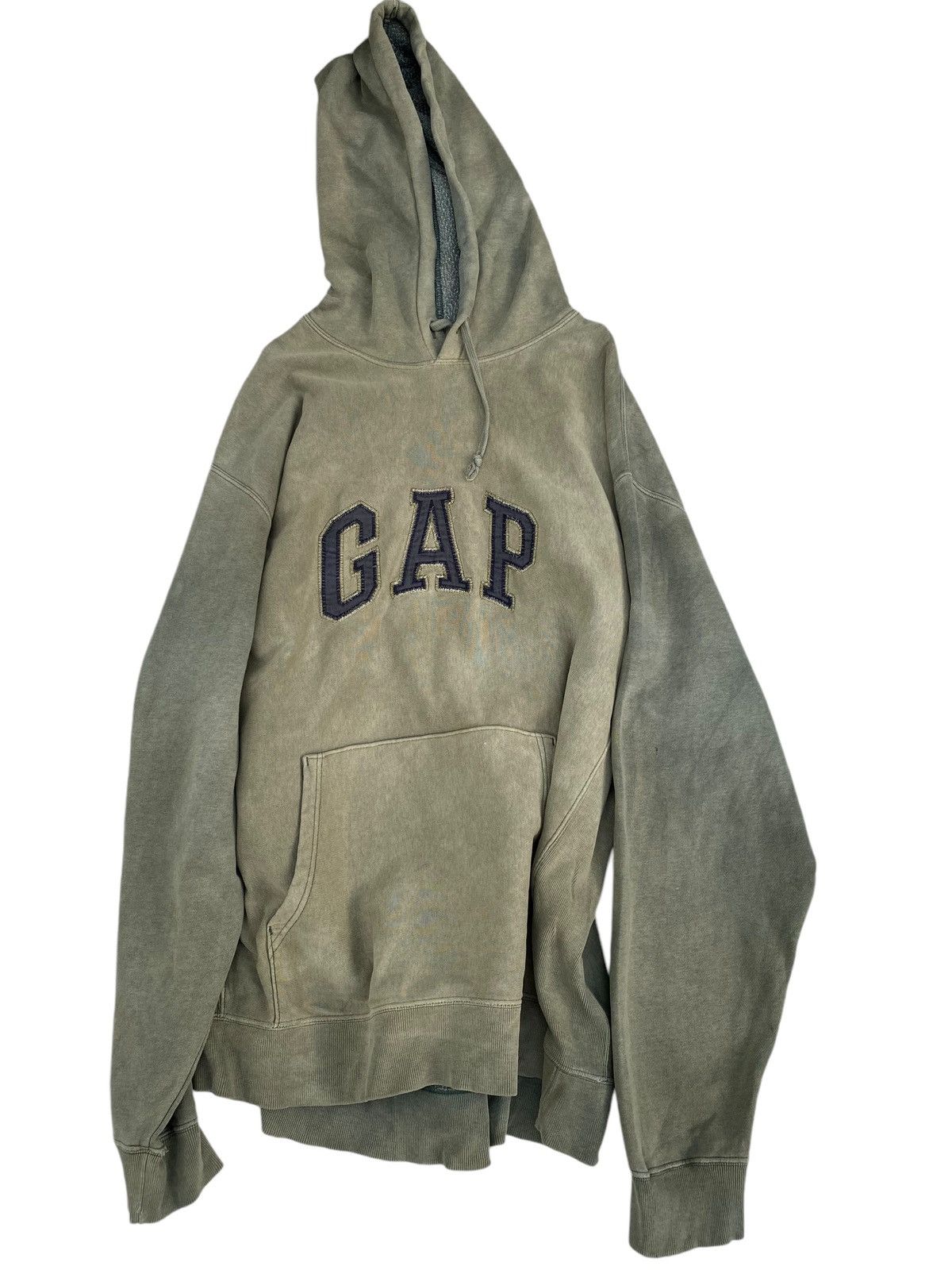 Gap Vtg Gap Hoodie Sun Faded Mos Green Size US L / EU 52-54 / 3 - 1 Thumbnail
