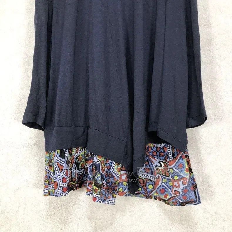 Yohji Yamamoto Yohji Yamamoto Y's Long Sleeve patchwork long T-shirt Size US M / EU 48-50 / 2 - 4 Thumbnail