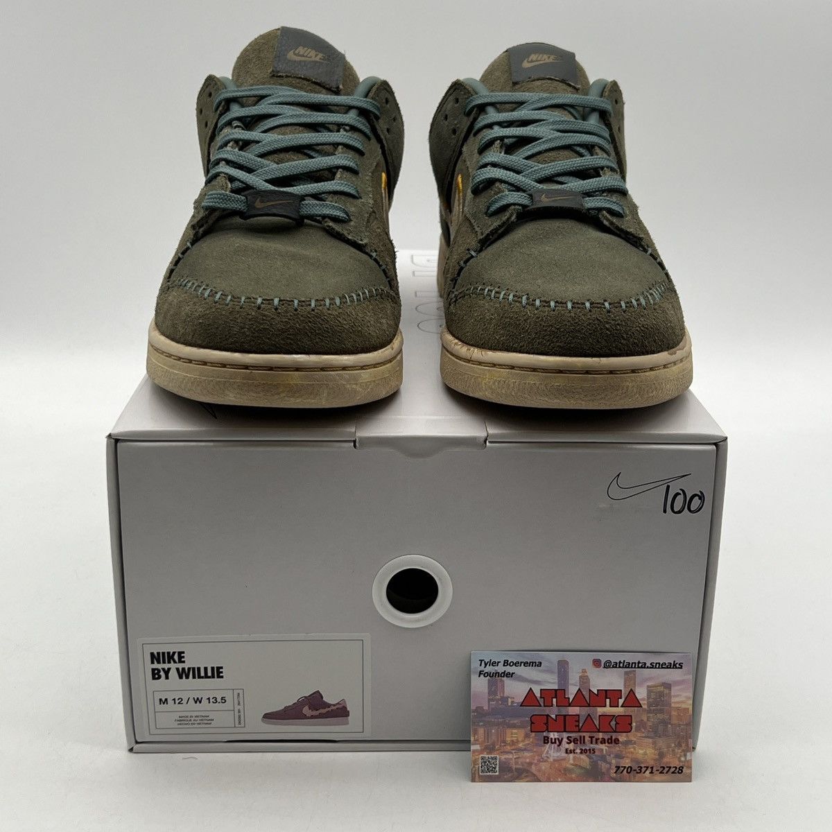 Nike Nike Id Olive Nike Id By You Size US 12 / EU 45 - 2 Thumbnail