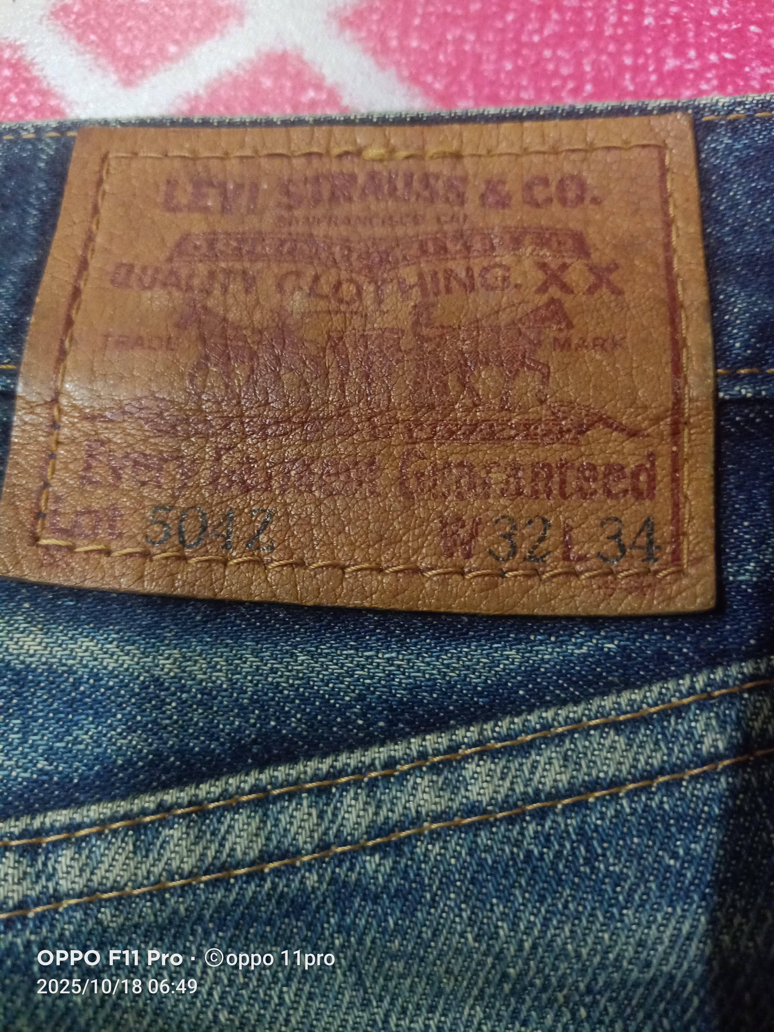 Levi's Vintage Clothing Levis Vintage 504 Z Red Selvedge Distressdenim Size US 32 / EU 48 - 4 Thumbnail