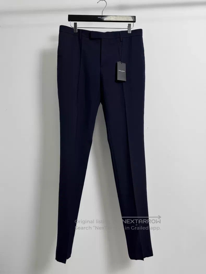 Saint Laurent Paris Saint Laurent Paris Navy Basic Trousers i Size US 34 / EU 50 - 1 Thumbnail