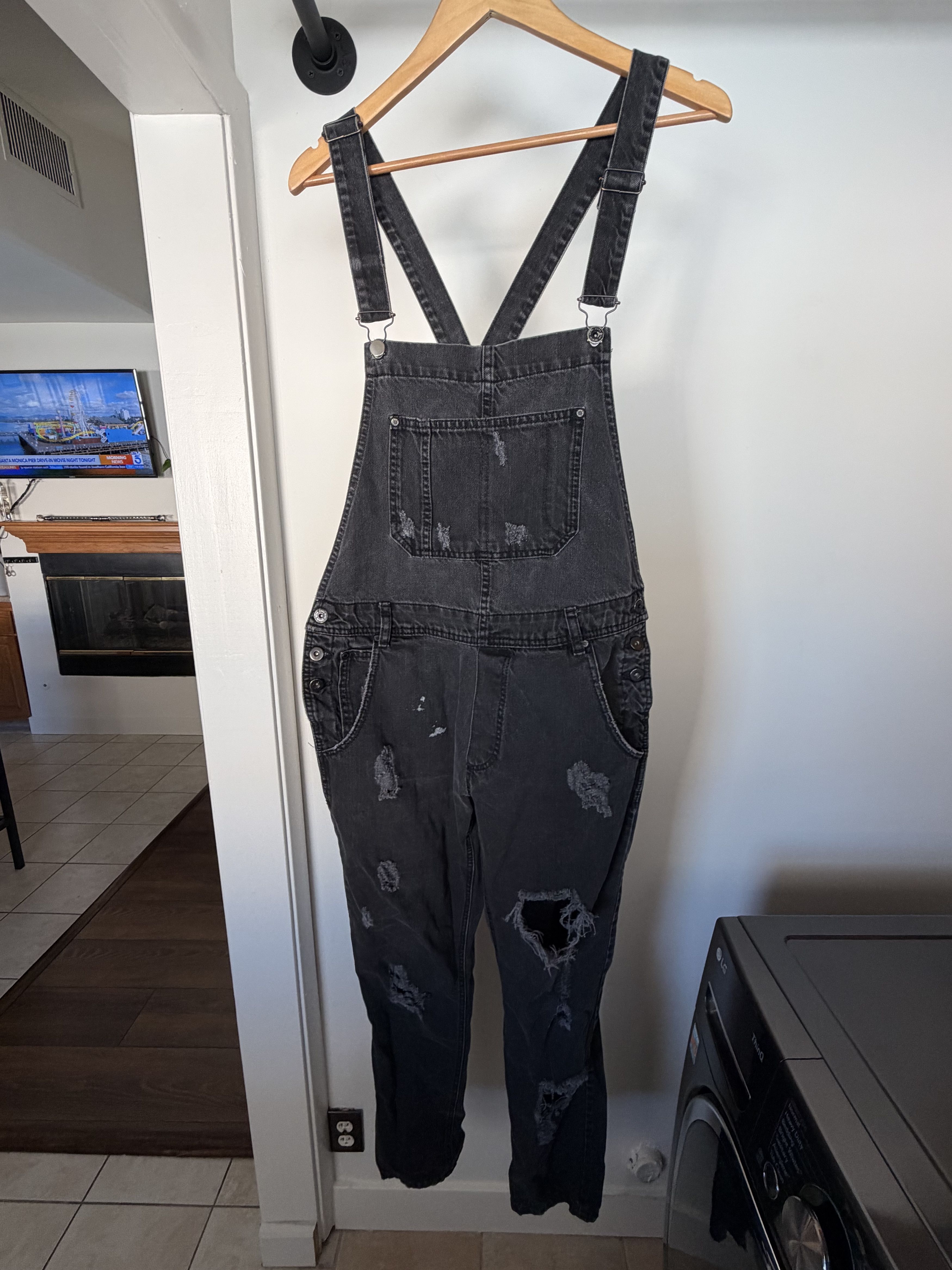 Zara Zara distressed overalls Size US 30 / EU 46 - 1 Thumbnail