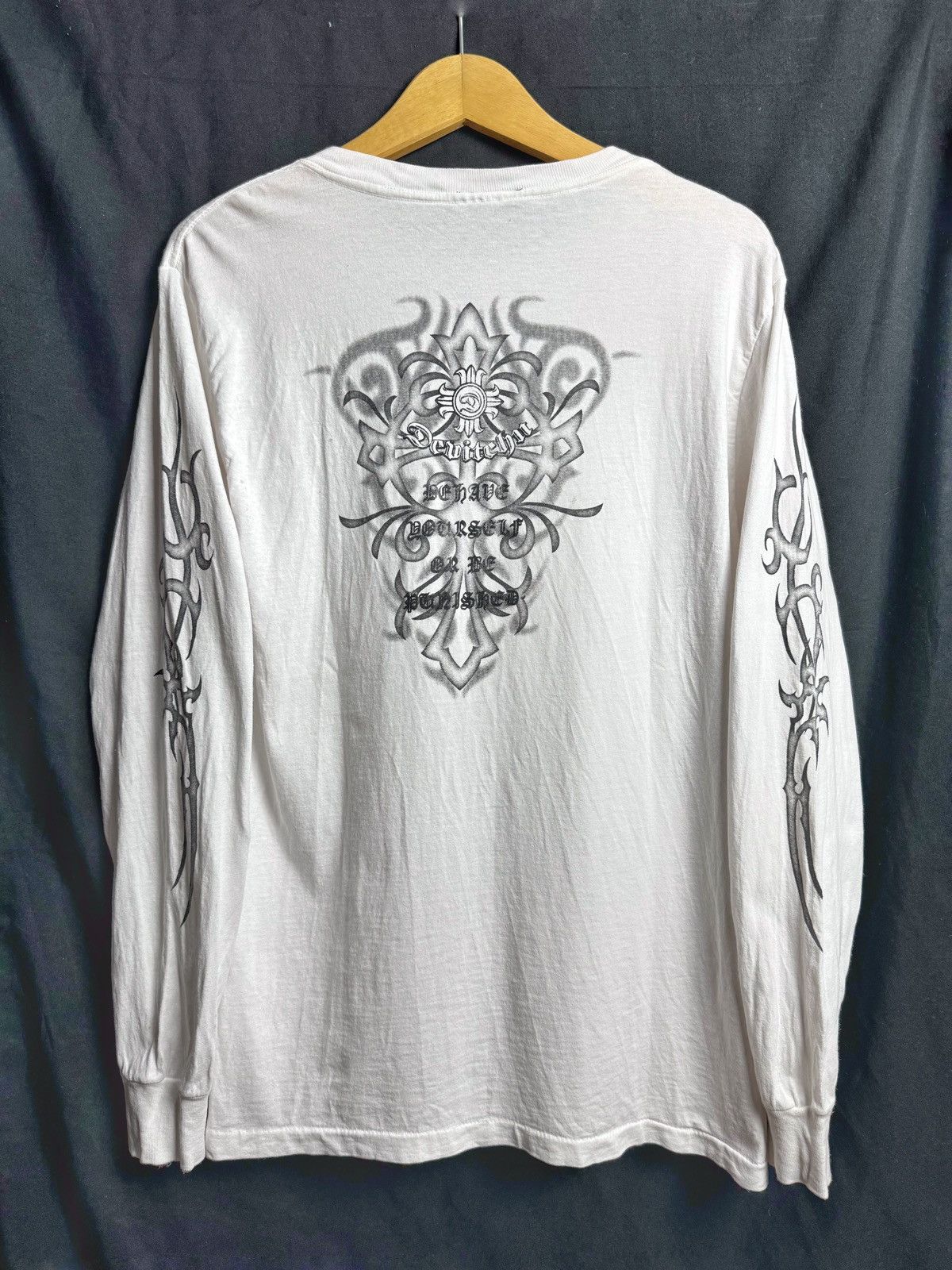 14th Addiction Crosses Tribal Poem Devitchu Long Sleeve Size US M / EU 48-50 / 2 - 2 Thumbnail